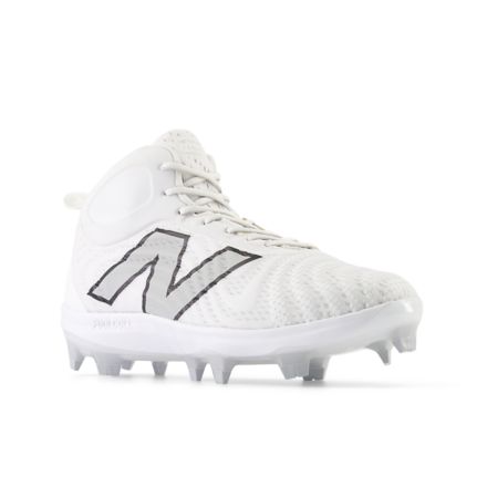 New balance hotsell cleats all white