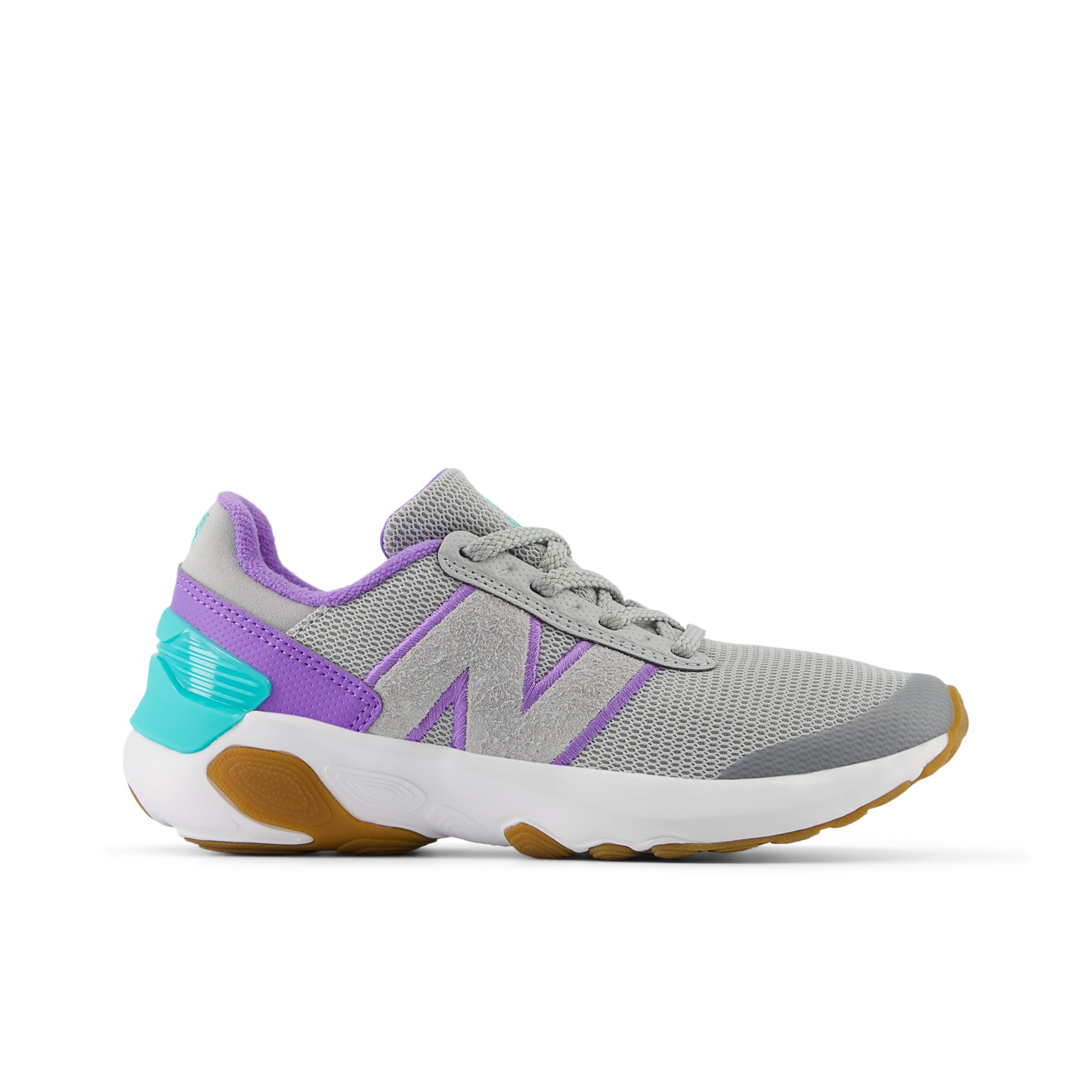 

New Balance Kids' Fresh Foam 1440v1 Grey/Purple/Green - Grey/Purple/Green