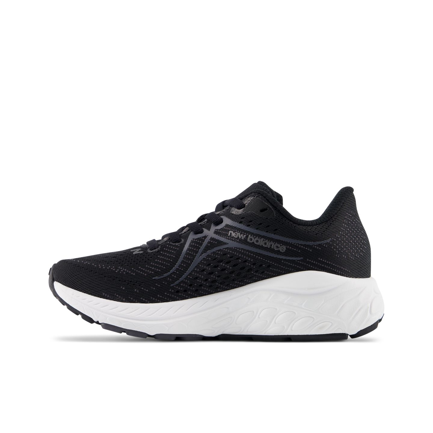 Детские кроссовки New Balance Fresh Foam X 860v13 Lace, цвет: Чёрный / Белый — фото 2