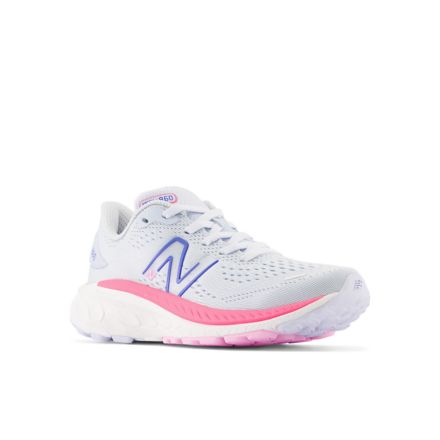 Kids' Fresh Foam X 860v13 | Moon Dust With Neon Pink - New Balance