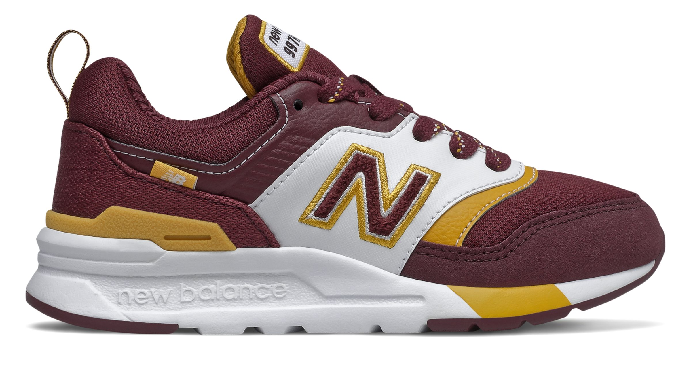 new balance maroon and gold