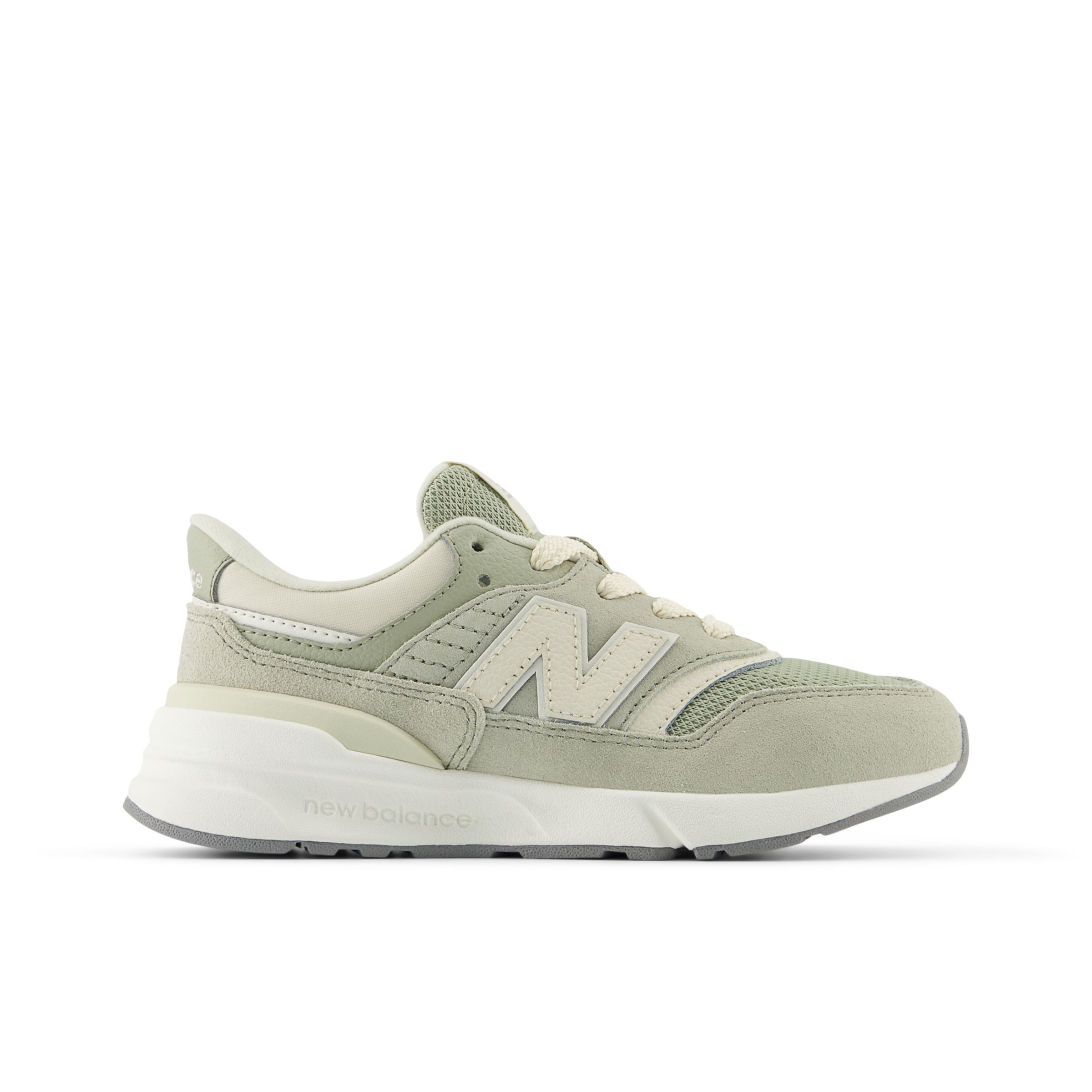 

New Balance Kids' 997R Green/Beige - Green/Beige