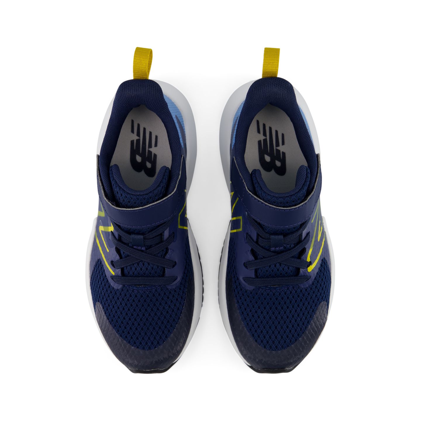 Детские кроссовки New Balance RAV v2 Hook & Loop, цвет: Синий / Тёмно-синий — фото 4