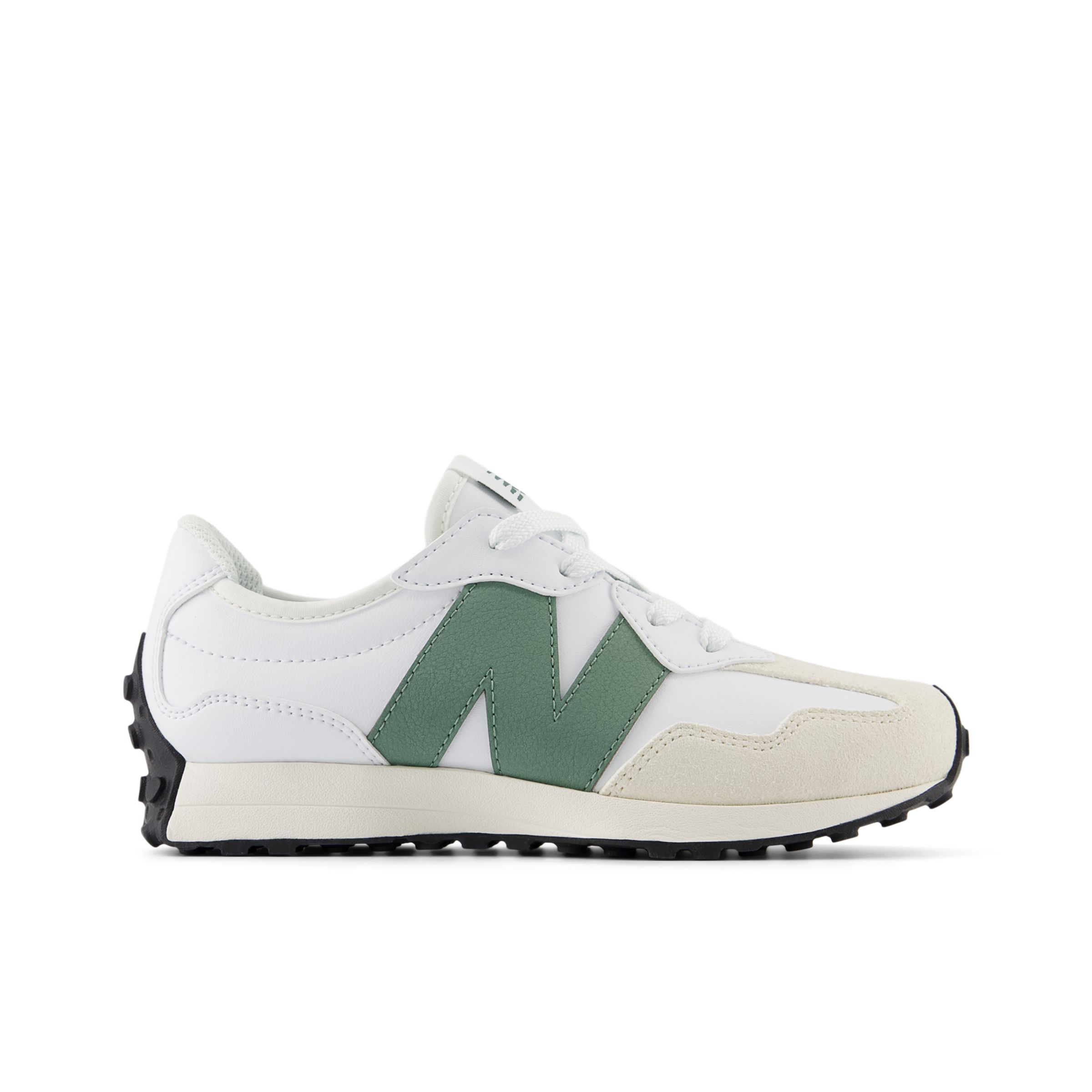 

New Balance Kids' 327 White/Green - White/Green