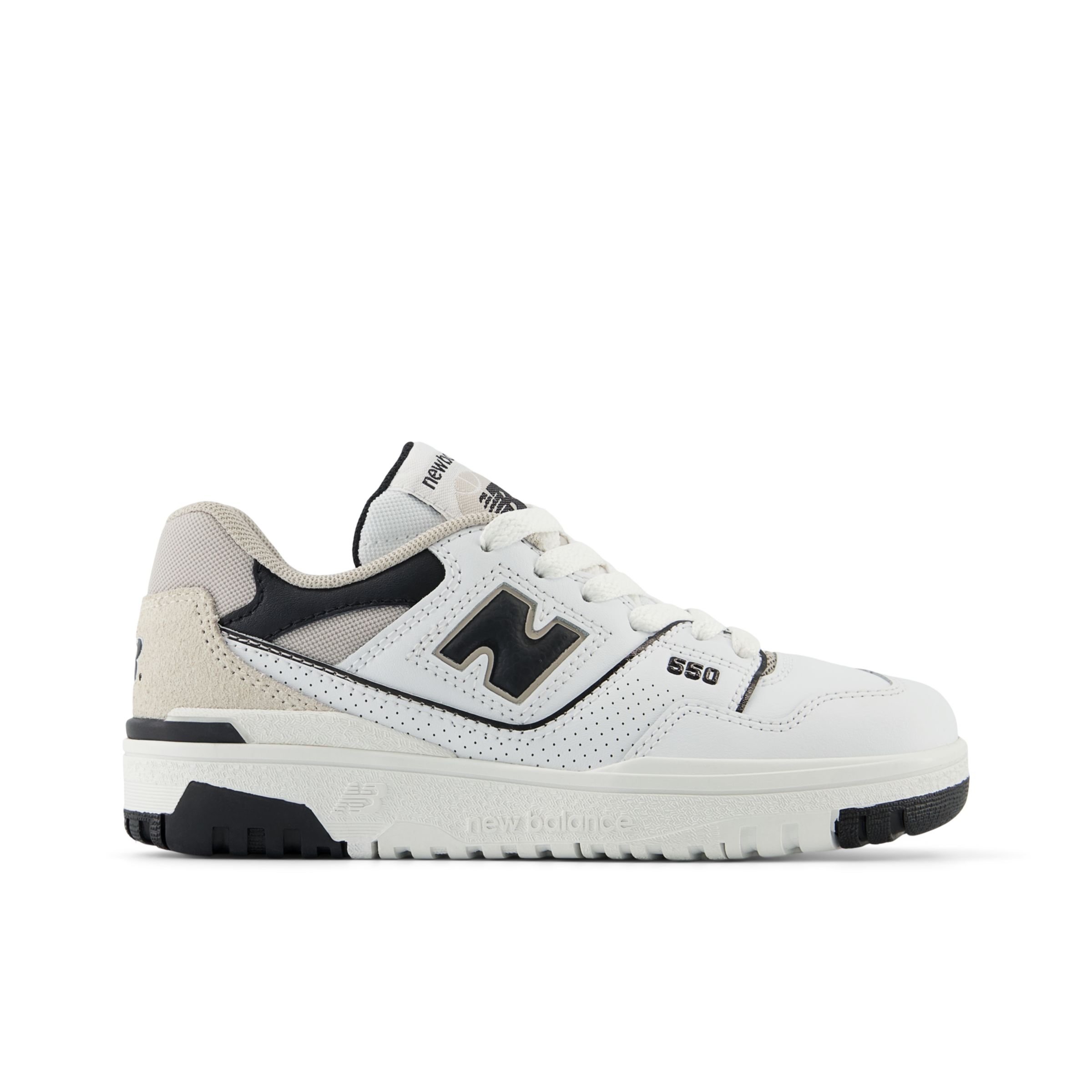 

New Balance Kids' 550 White/Black - White/Black