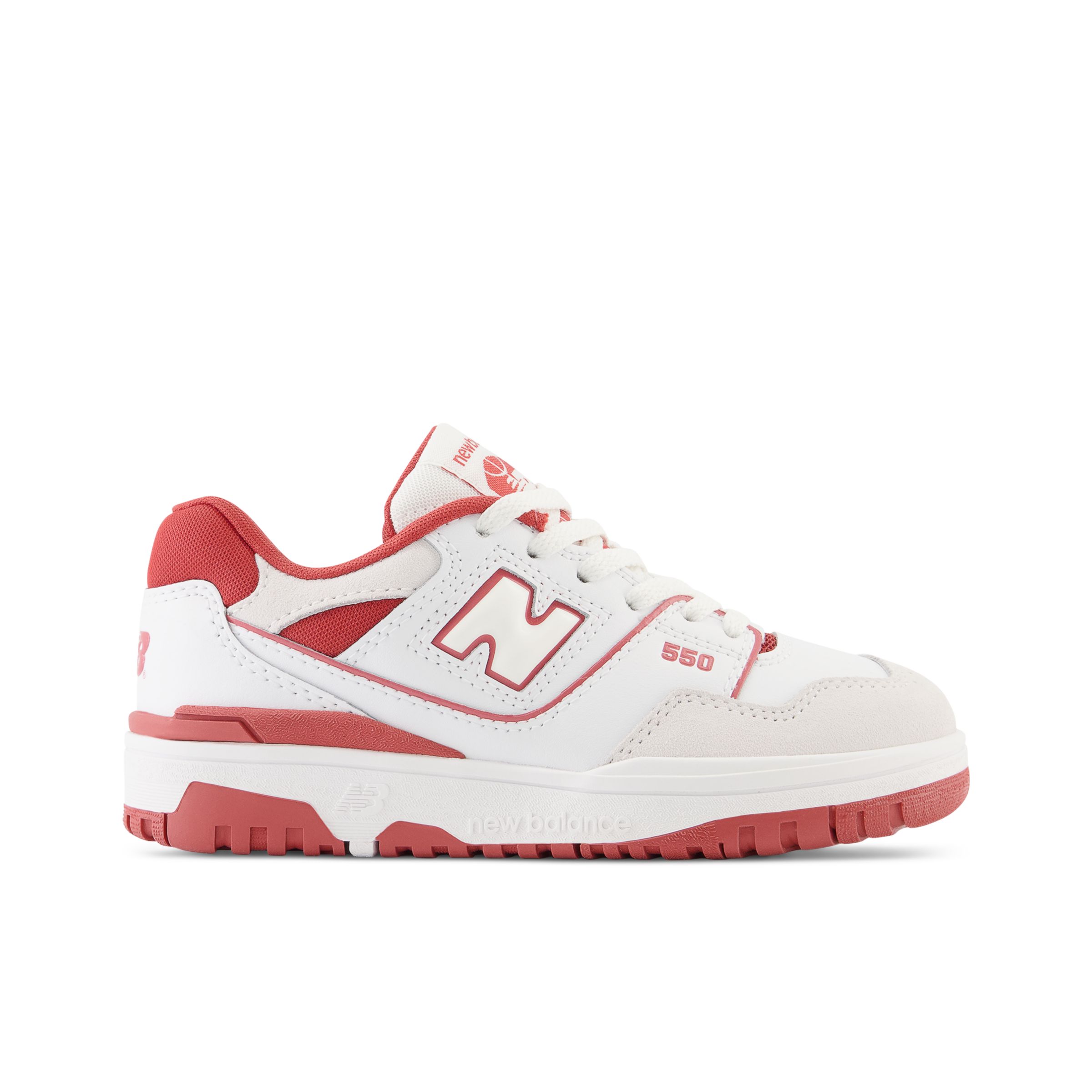 

New Balance Kids' 550 White/Red - White/Red