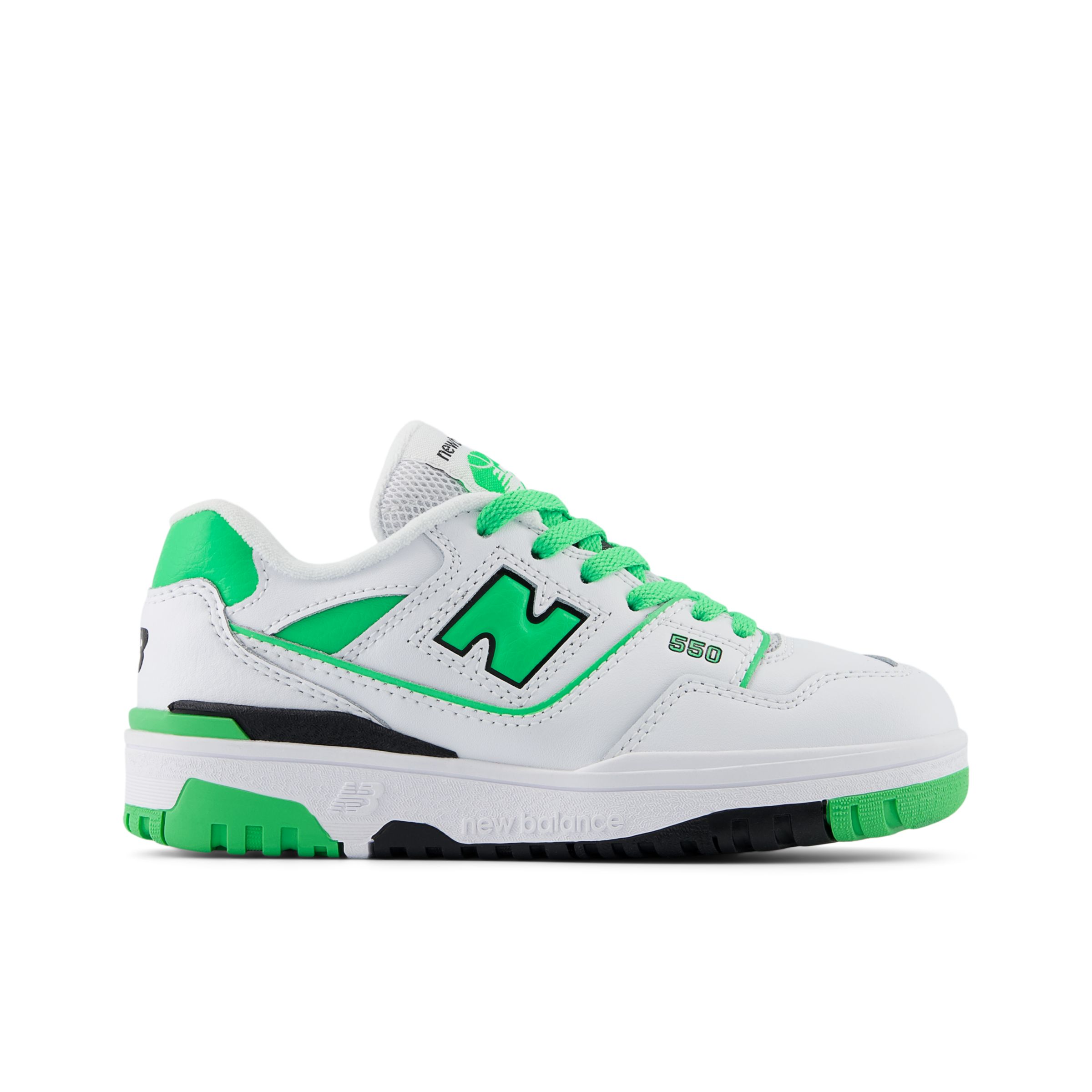 

New Balance Kids' 550 White/Green - White/Green