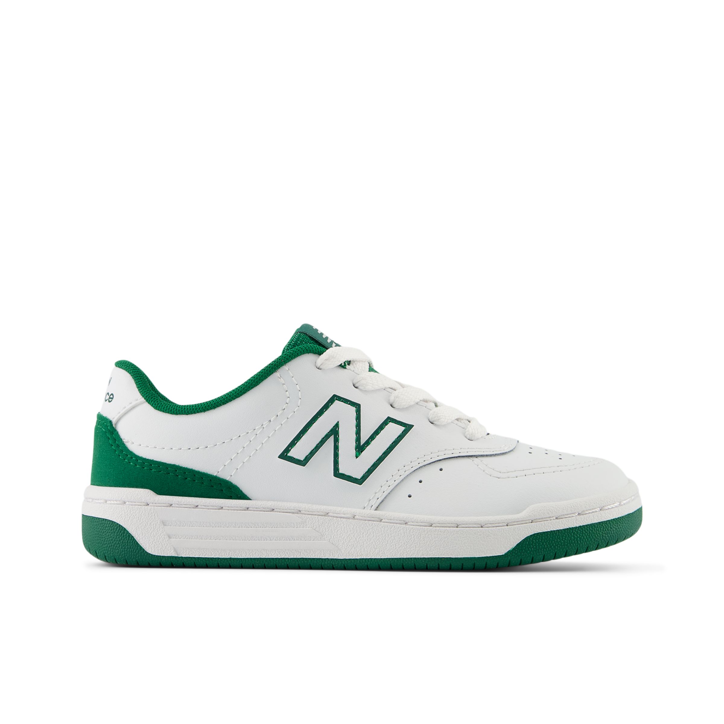 

New Balance Kids' PSB80 White/Green - White/Green