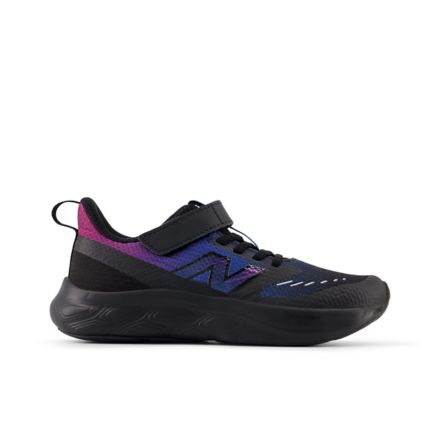 Fresh Foam 625 Bungee Lace with Top Strap, Black with Blue Agate, PT625EB
