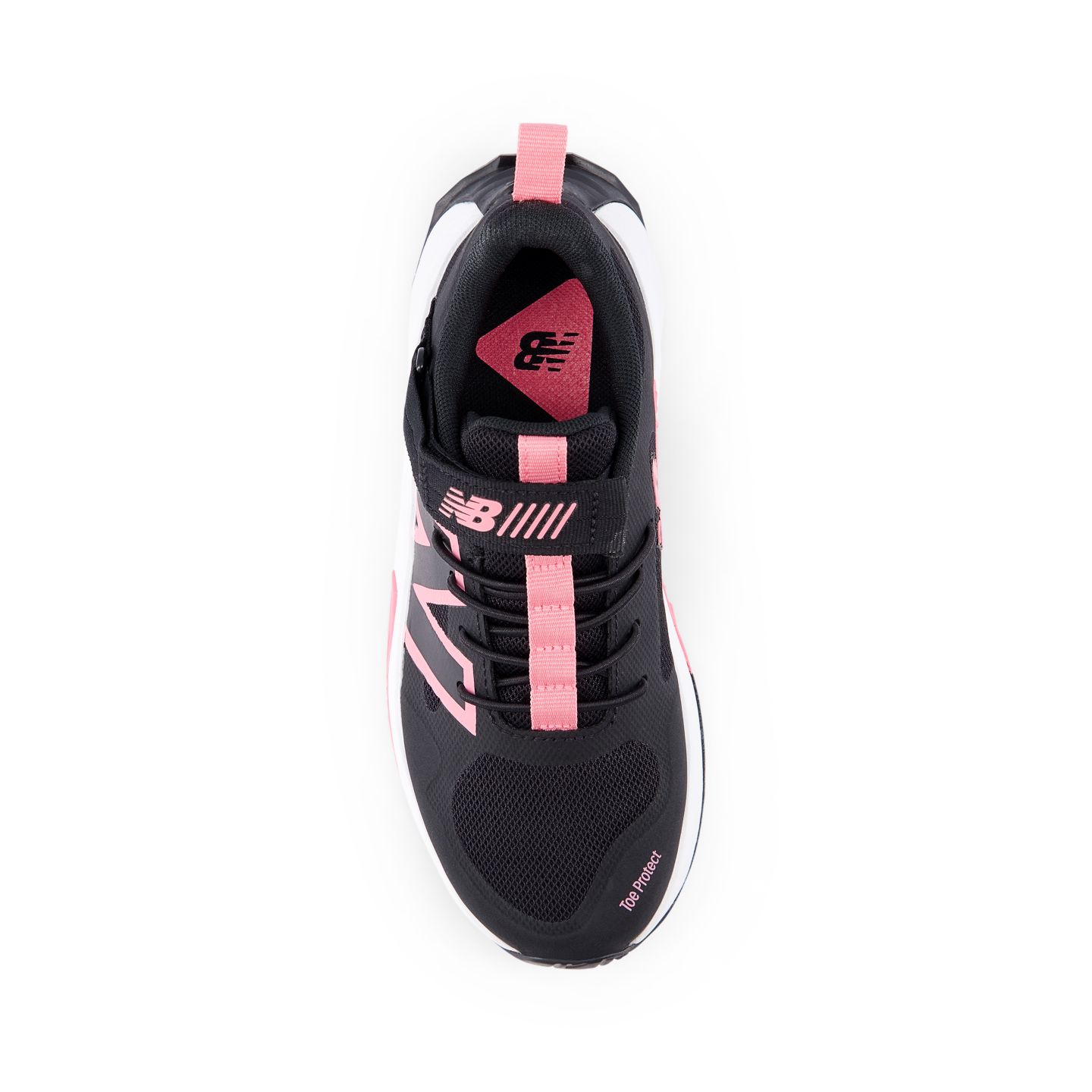 Детский топ New Balance FuelCell Play Bungee, цвет: Чёрный / Розовый — фото 4