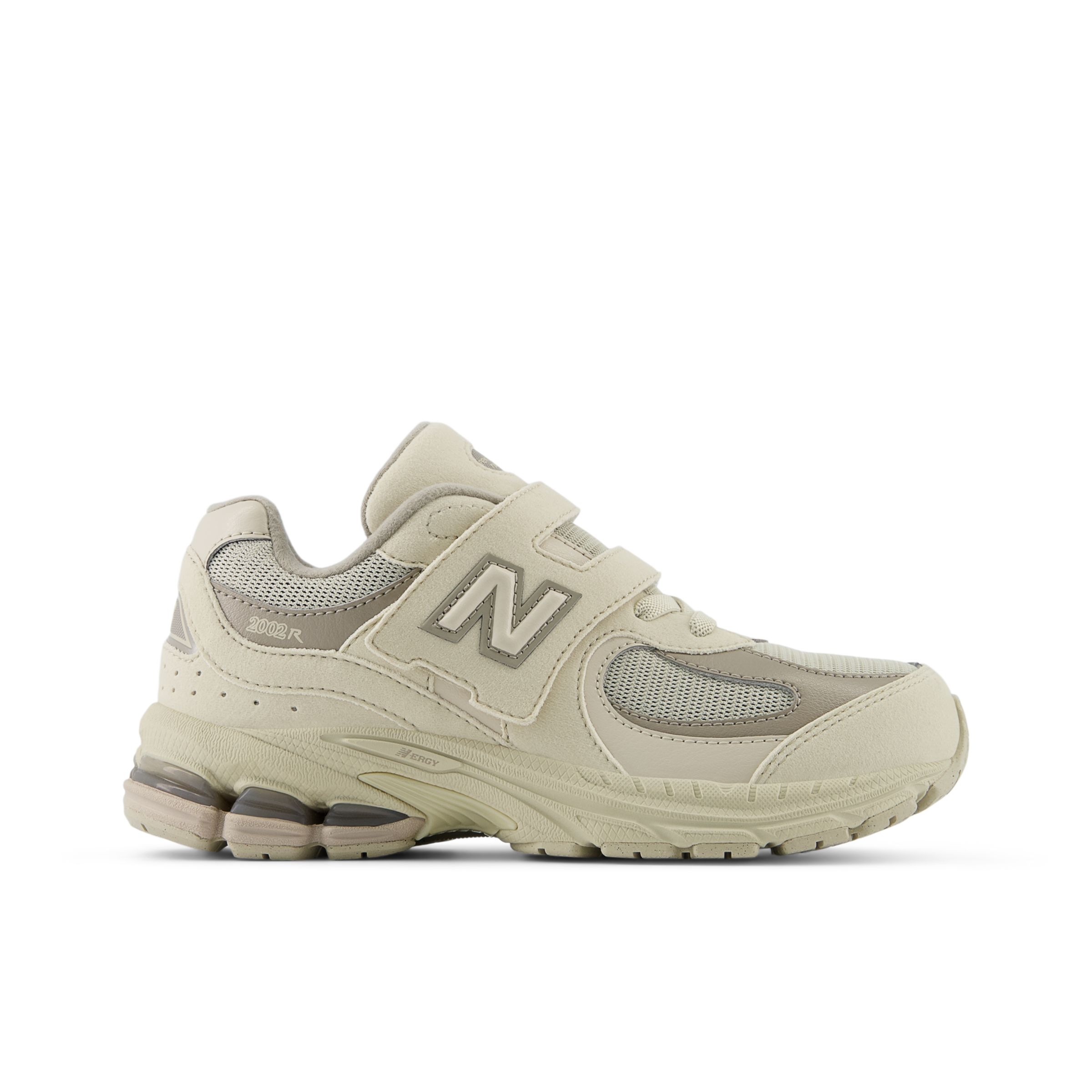 New Balance Enfant 2002 HOOK & LOOP en Gris/Marron, Cuir, Taille 32.5