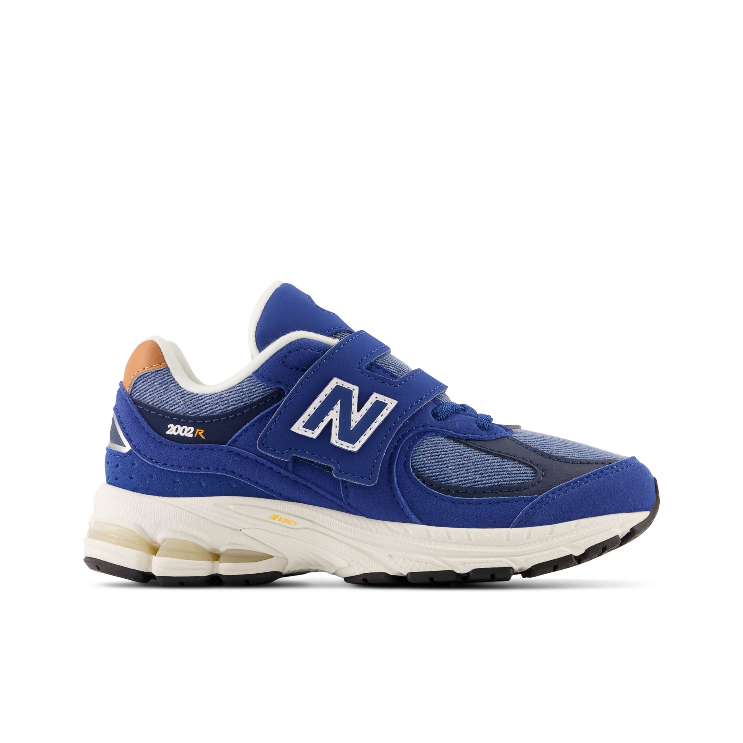 New Balance Enfant 2002 Hook & Loop en Blue/Bleu, Synthetic, Taille 33.5