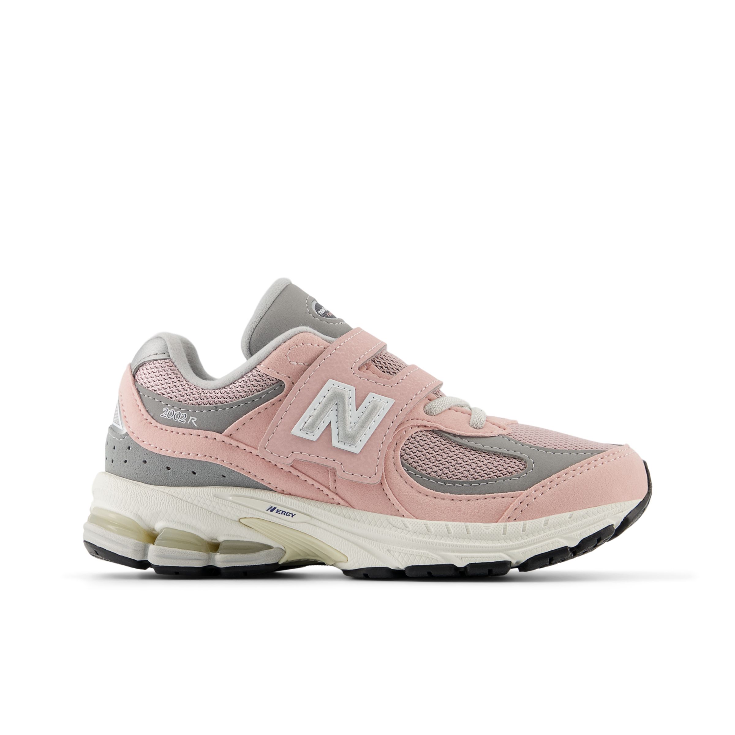 New Balance Enfant 2002 HOOK & LOOP en Rose/Gris, Synthetic - PV2002FC