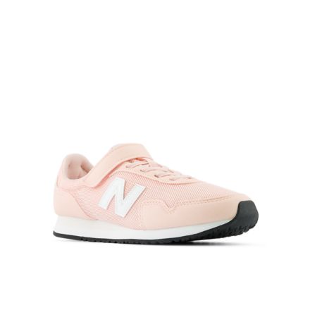 323 BUNGEE LACE W/ HOOK & LOOP TOP STRAP, PINK HAZE with NB WHITE, PV323PK