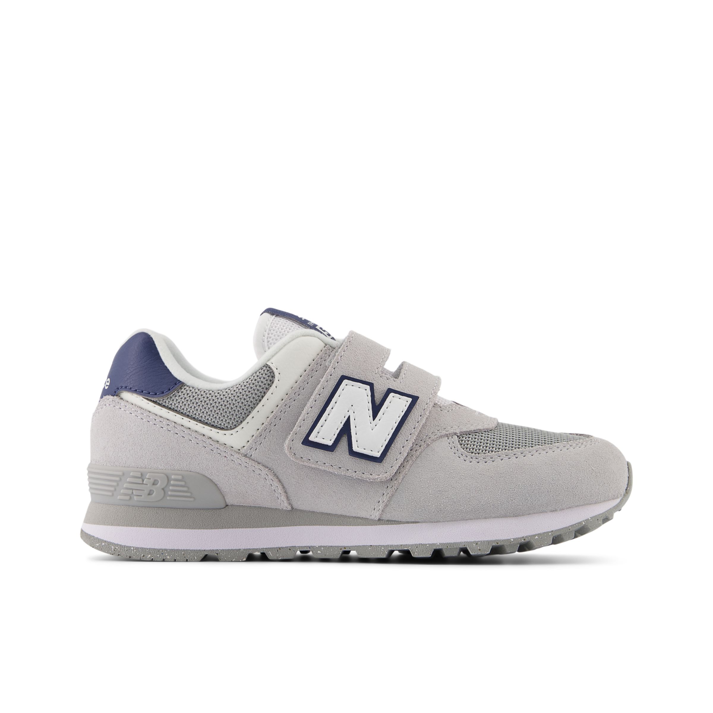 

New Balance Kids' 574 HOOK & LOOP Grey/Blue - Grey/Blue