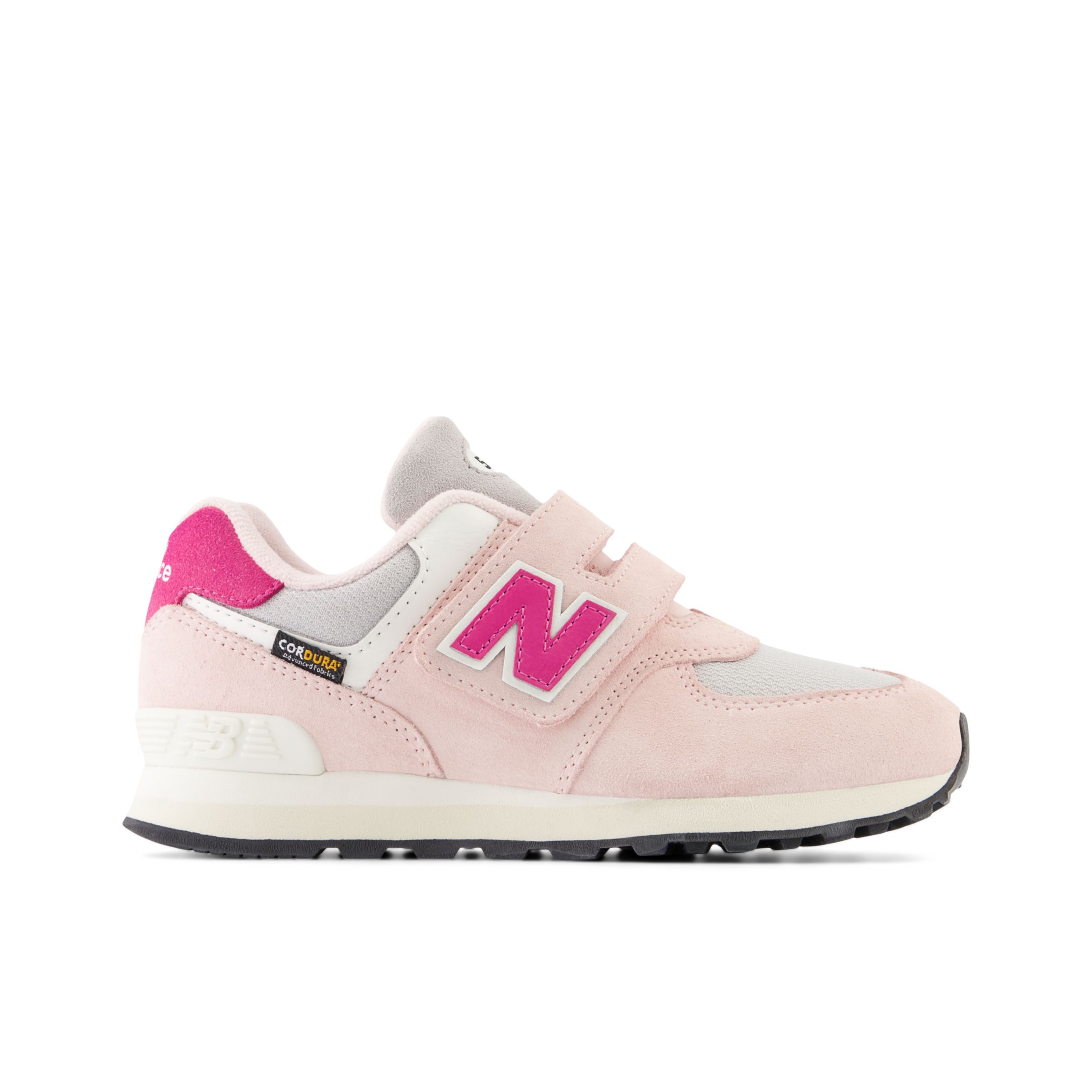 

New Balance Enfant 574 Hook & Loop en Rose, Synthetic, Taille 32