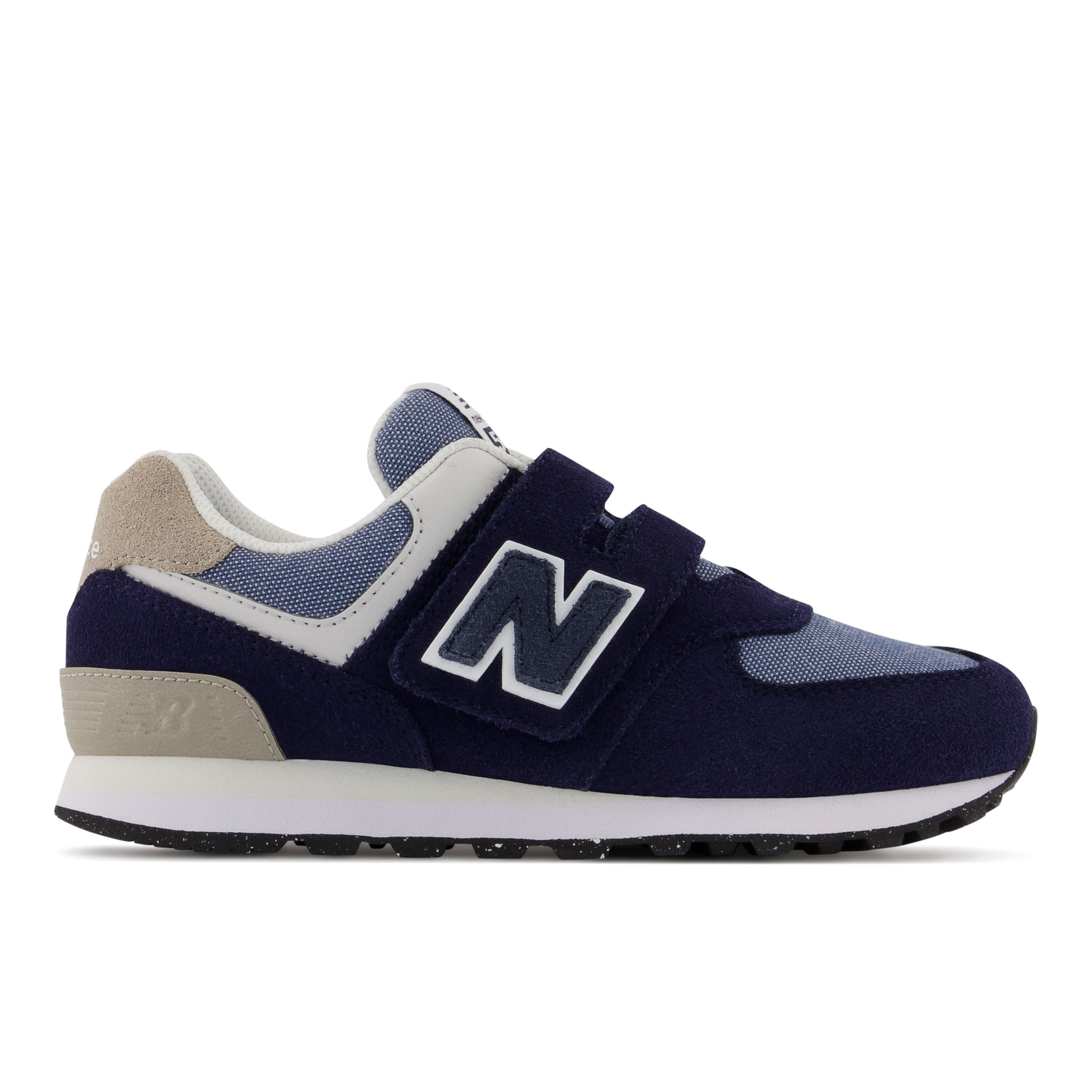 New Balance Crian?as 574 Hook & Loop in Azul, Synthetic, Tamanho 35
