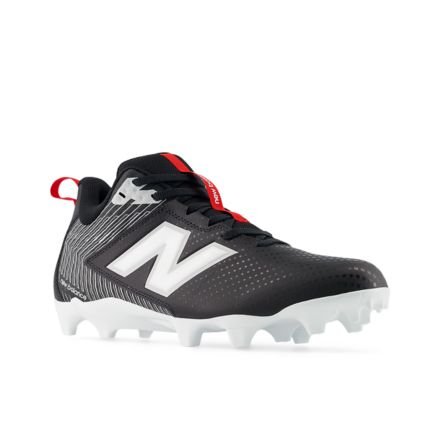 Rush v5 Mid, BLACK with NB WHITE with Team Red, RUSHMBK5