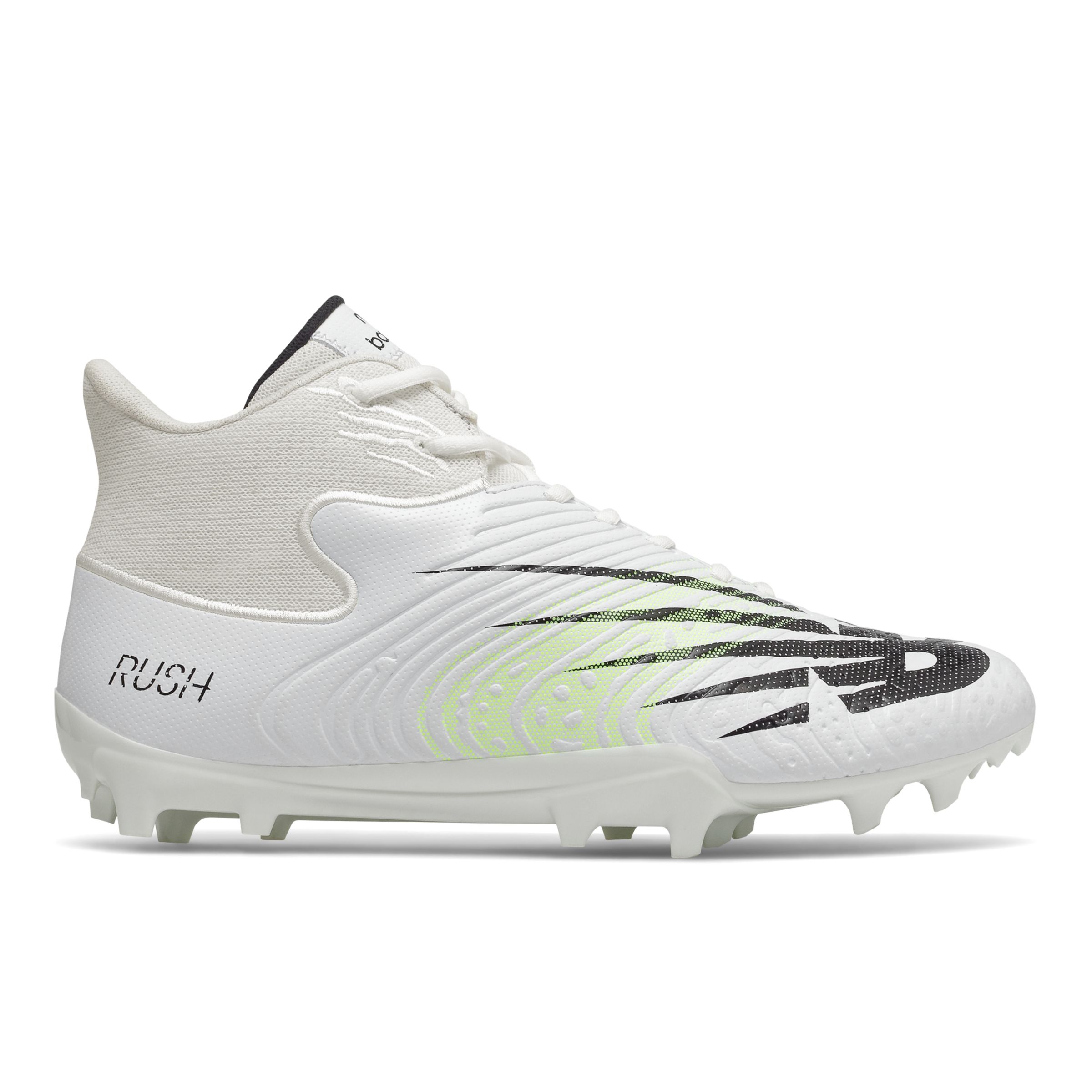 

New Balance Unisex RushV3 Mid White/Yellow - White/Yellow