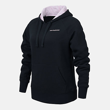 New Balance Women's Pullover Hoodie, RWT113183BK image number null