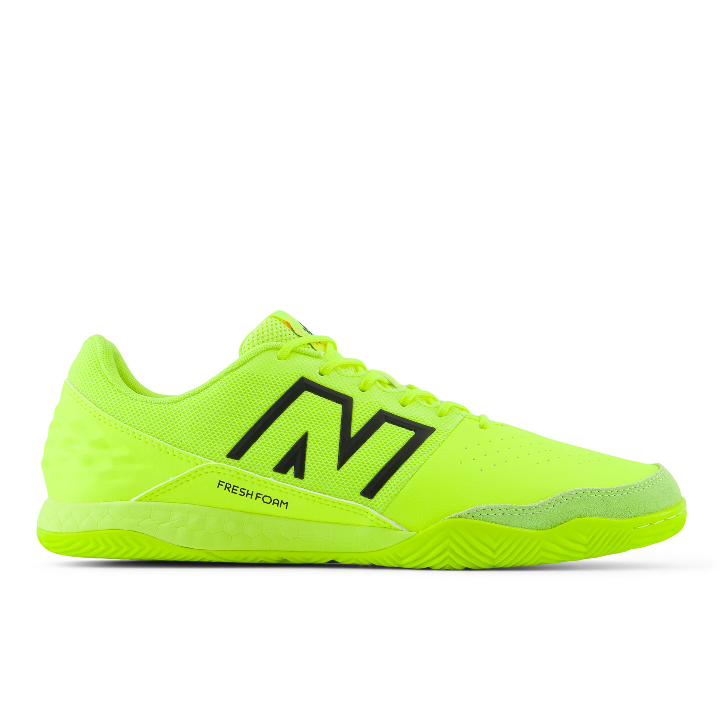 New Balance Unisex Audazo Command IN V6 in Yellow/Black Synthetic, size 11.5