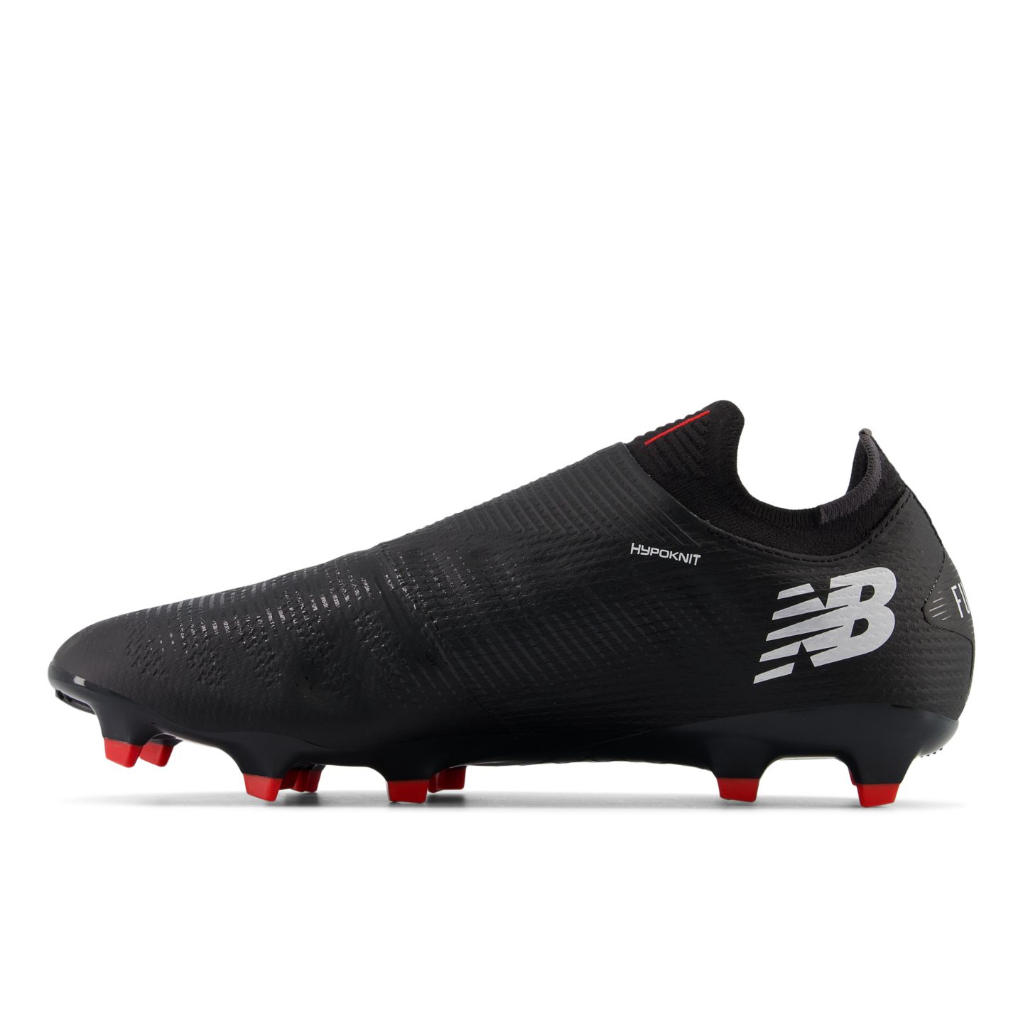 Мужские бутсы New Balance Furon Pro FG V7+, цвет: Чёрный / Белый — фото 2