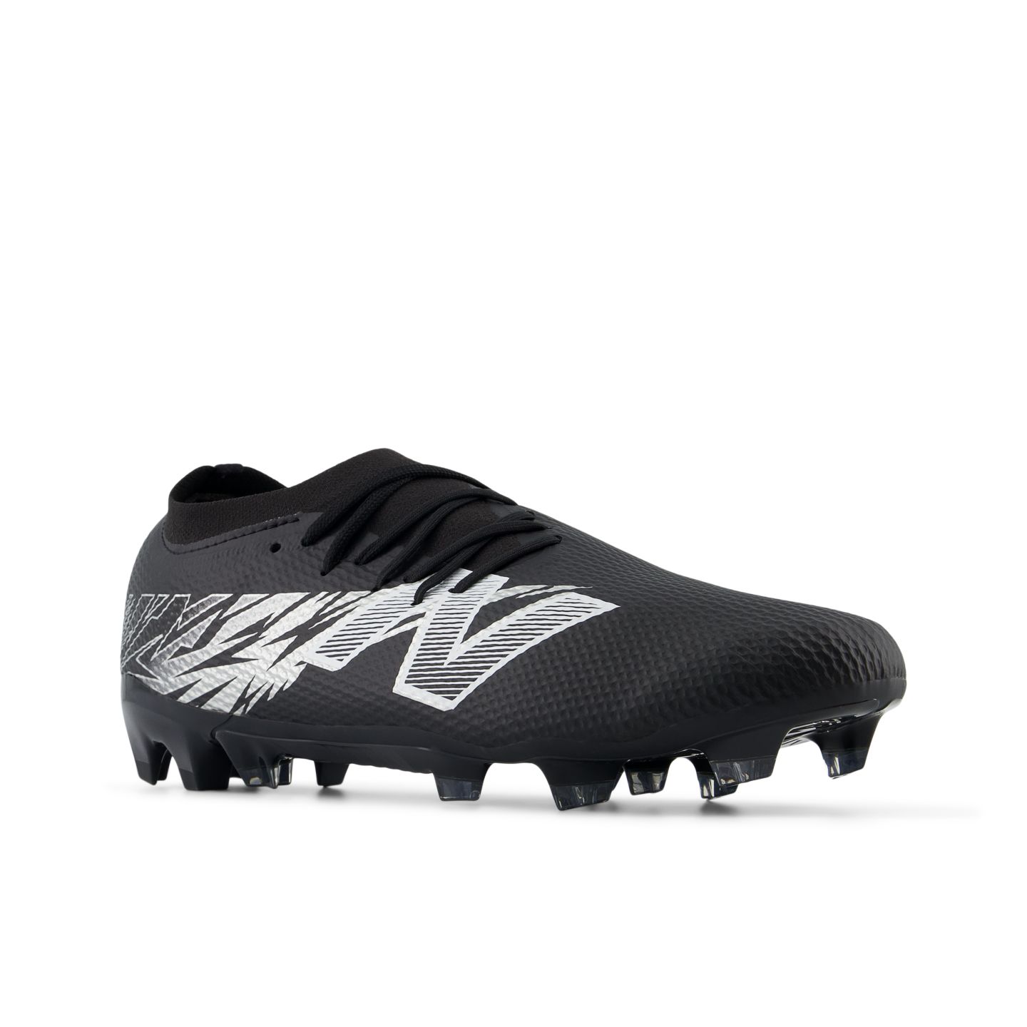 Мужские бутсы New Balance Furon Team FG V8, цвет: Чёрный / Серебристый — фото 2