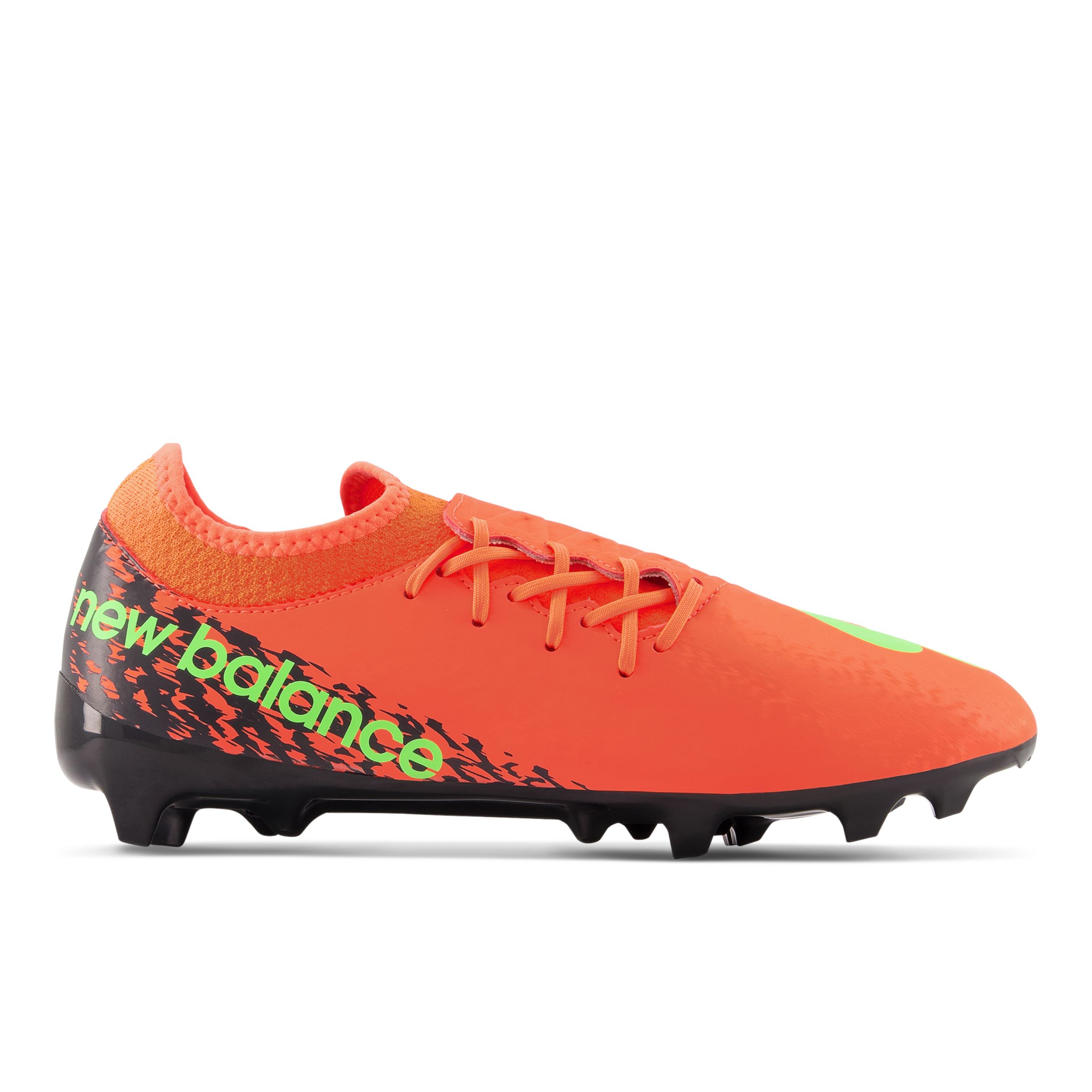 New Balance  Unisex Furon v7 Dispatch FG i Orange/Black/Green Synthetic, Storlek 44.5