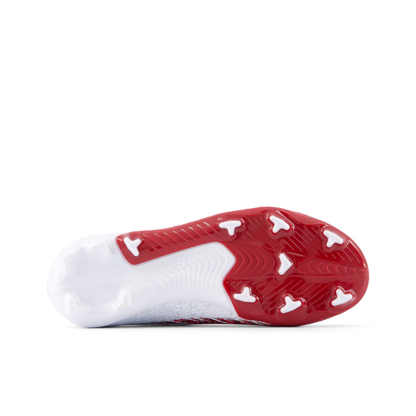 Детские бутсы New Balance Bukayo Saka x Furon Team Jnr FG V8, цвет: Белый / Бордовый — фото 4