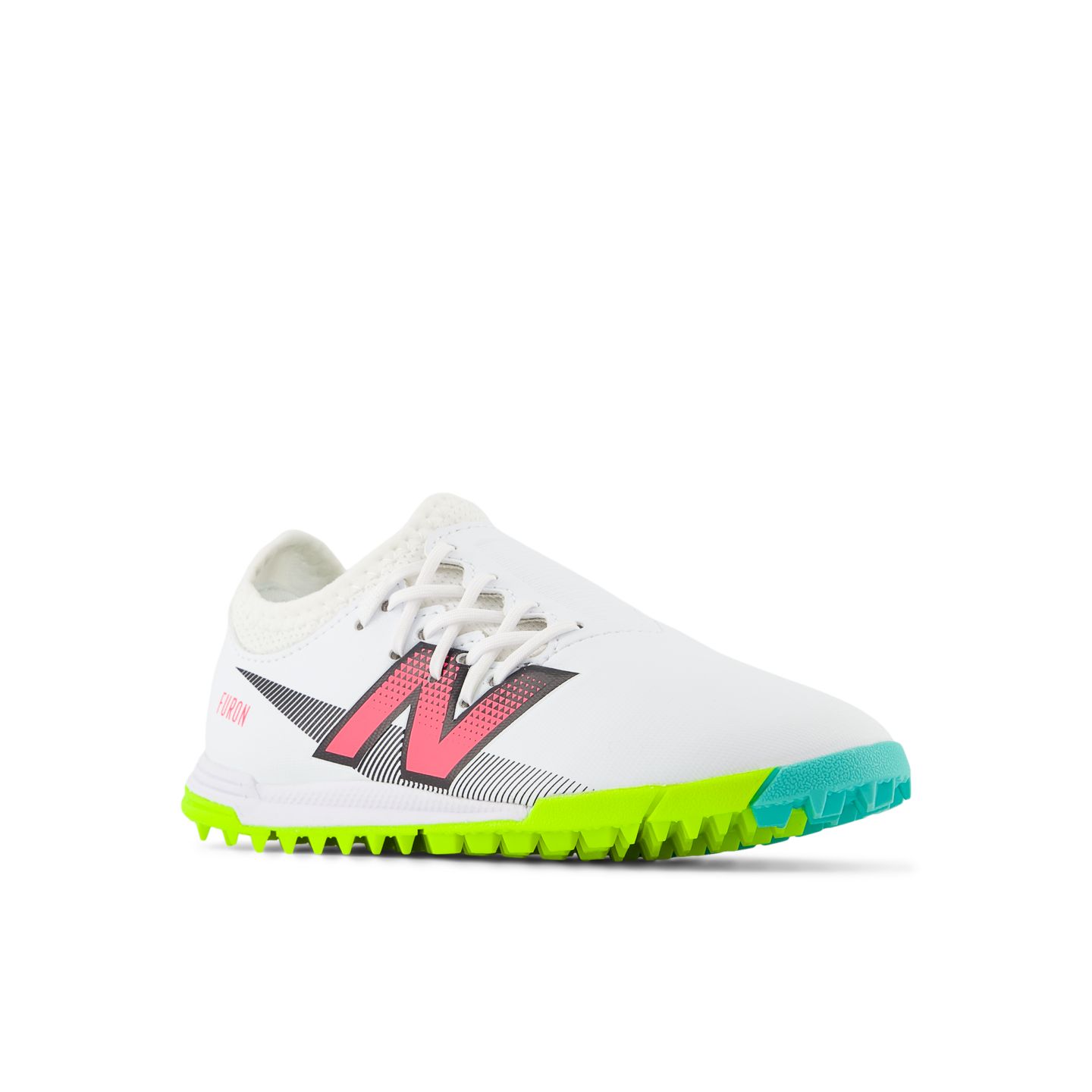 Детские кроссовки New Balance Furon Dispatch Jnr TF V7+, цвет: Белый / Чёрный — фото 2