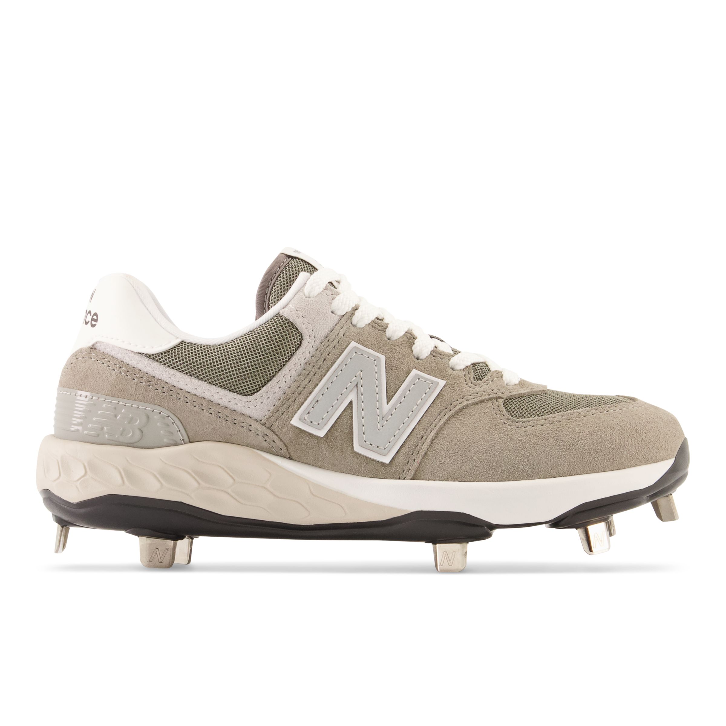 

New Balance Women's Fresh Foam X 574 Softball Grey/Brown - Grey/Brown