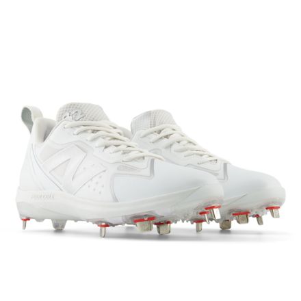 All white new balance cleats sale