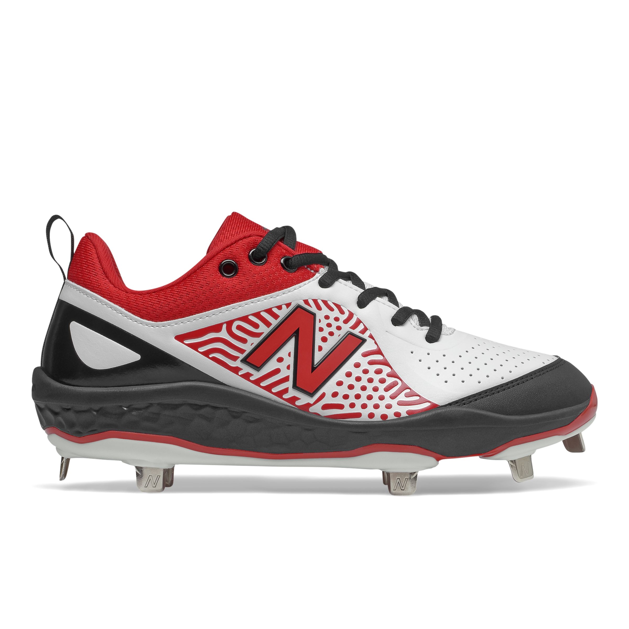 

New Balance Women's Fresh Foam Velo v2 Metal Black/Red/White - Black/Red/White