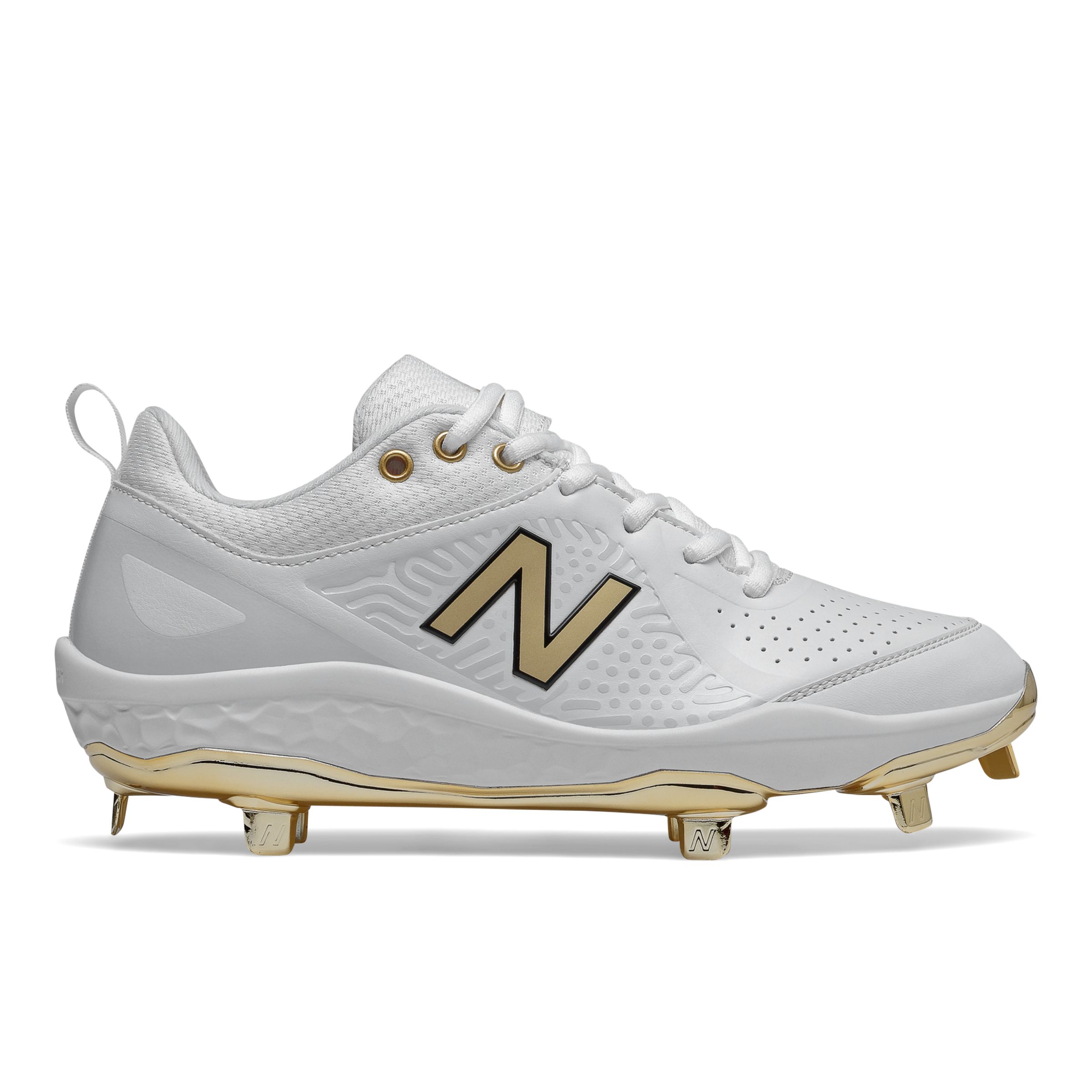 new balance gold cleats