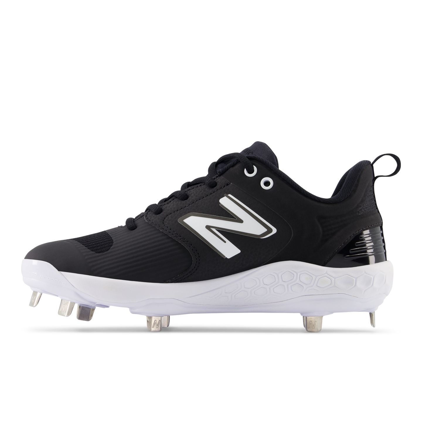 Женские кроссовки New Balance Fresh Foam X Velo v3 Metal, цвет: Чёрный / Белый — фото 3