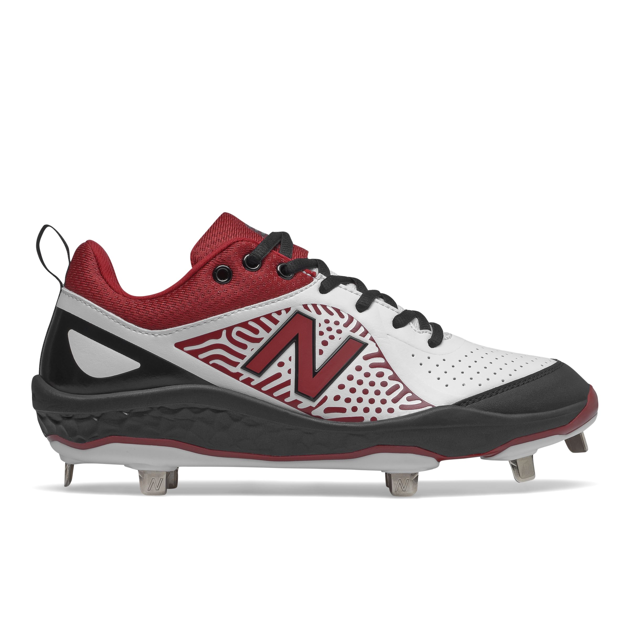 

New Balance Women's Fresh Foam Velo v2 Metal Red/Black/White - Red/Black/White