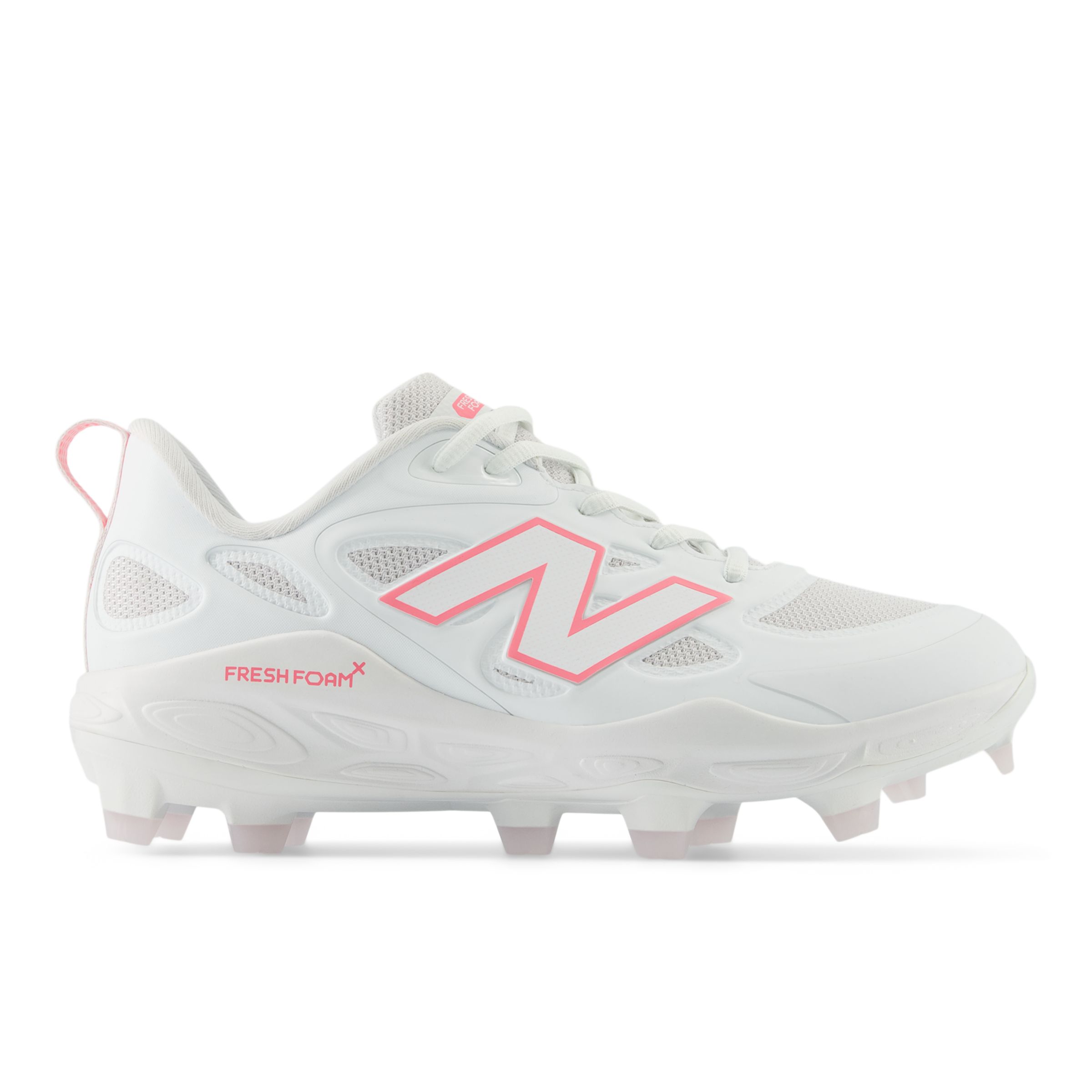 

New Balance Women's Fresh Foam X Velo v4 Molded White/Pink - White/Pink