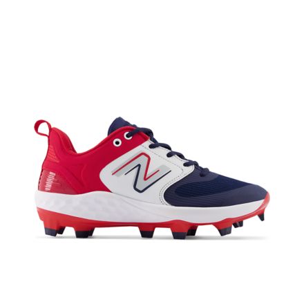 Red new balance cleats