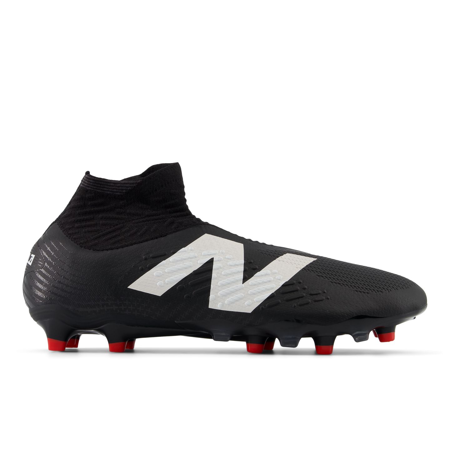 Мужские бутсы New Balance Tekela Pro FG V4+, цвет: Чёрный / Белый — фото 1