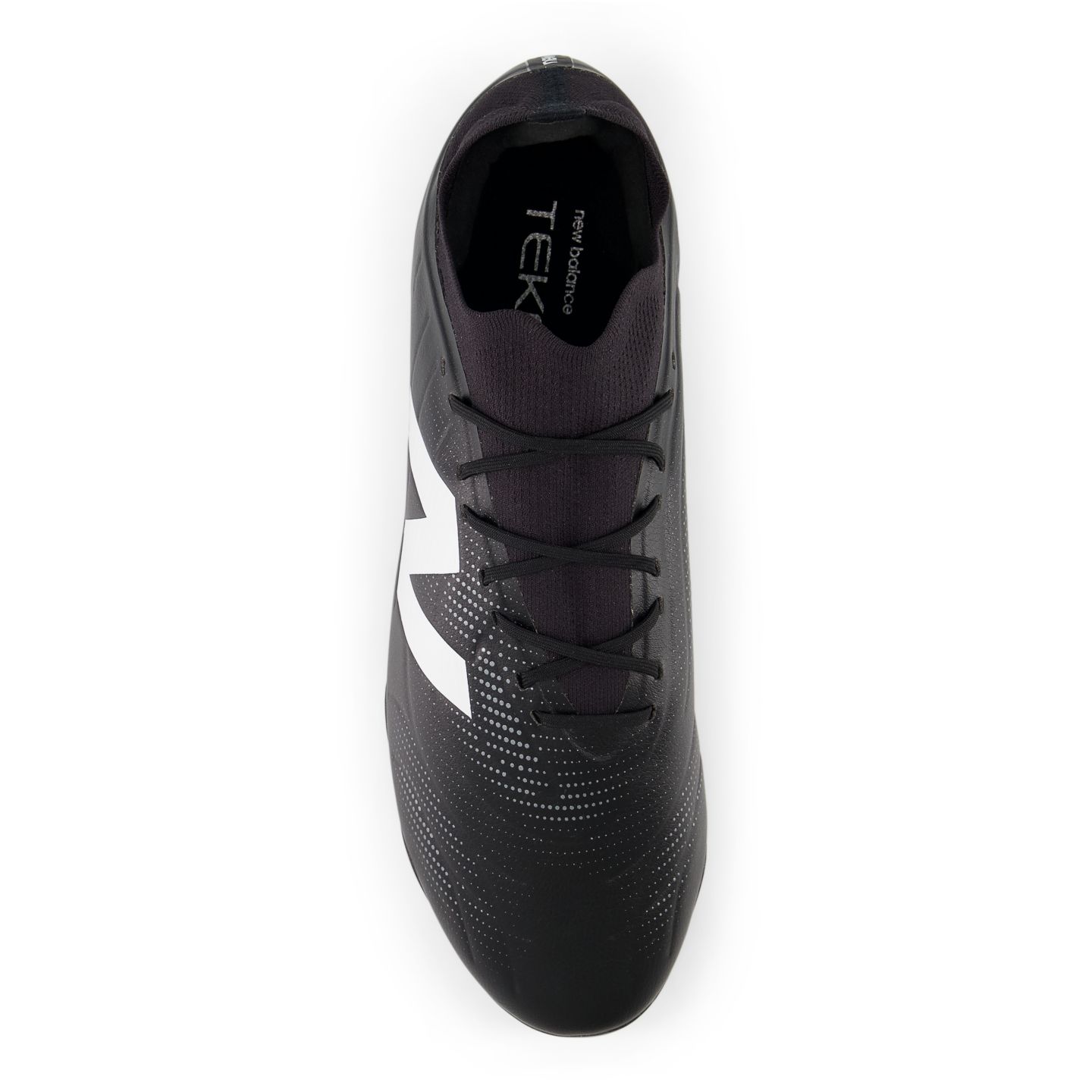 Мужские бутсы New Balance Tekela Team Low Laced FG V5, цвет: Чёрный / Белый — фото 4