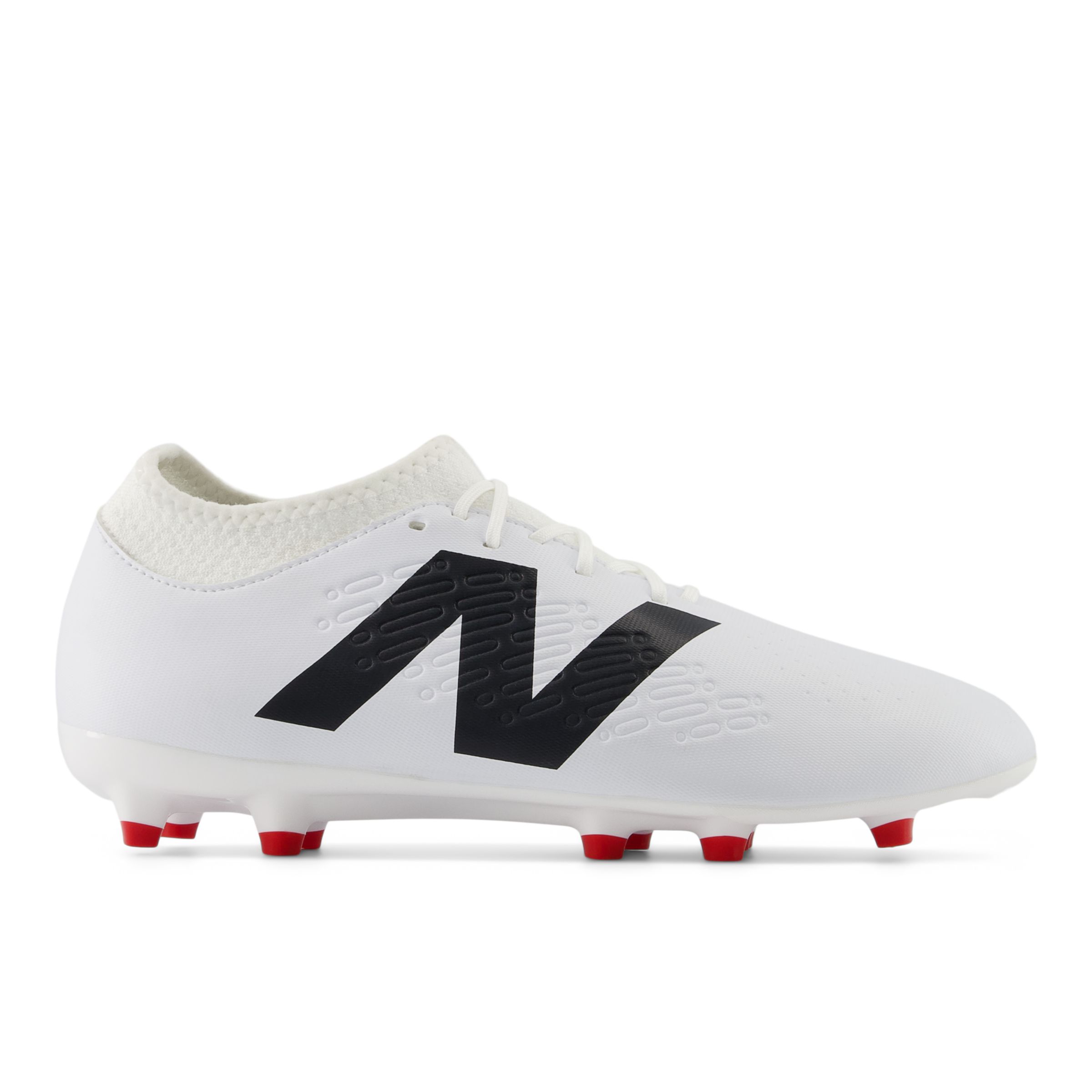 

New Balance Unisex TEKELA MAGIQUE FG V4+ White/Black/Red - White/Black/Red