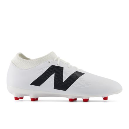 New balance white cleats soccer best sale