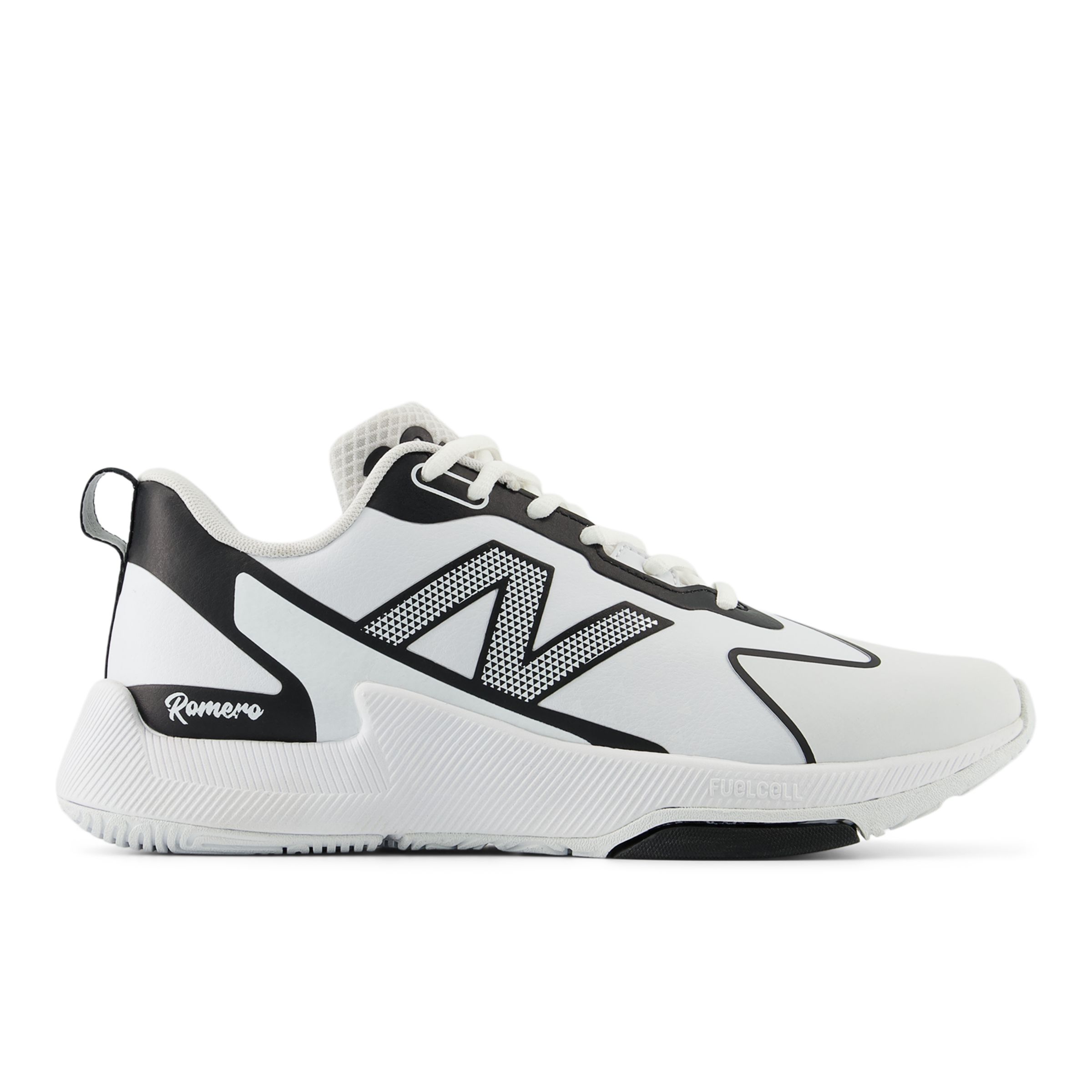 

New Balance Women's FuelCell Romero Duo Trainer White/Black/Brown - White/Black/Brown