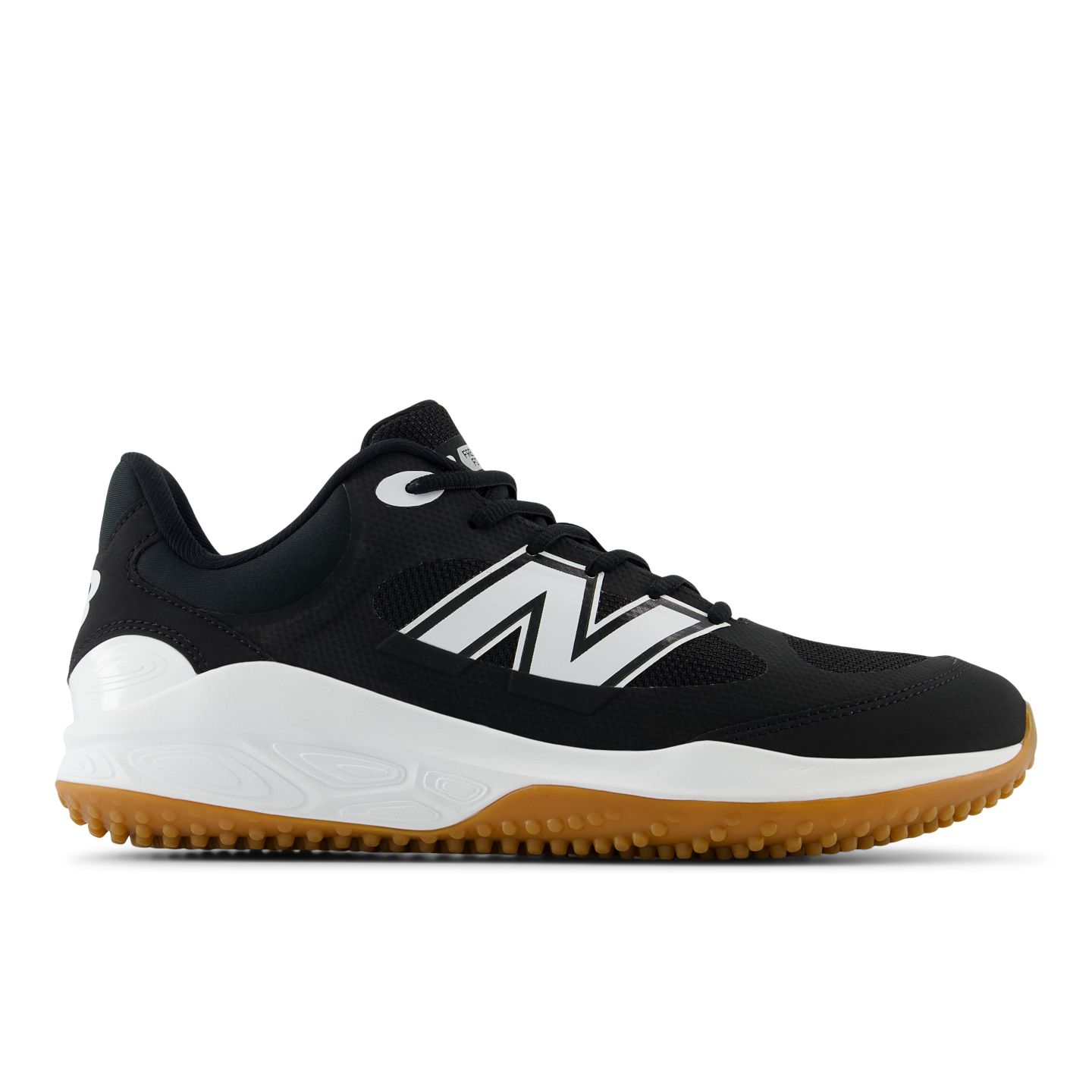 Мужские кроссовки New Balance Fresh Foam 3000v7 Turf-Trainer, цвет: Чёрный / Белый — фото 1