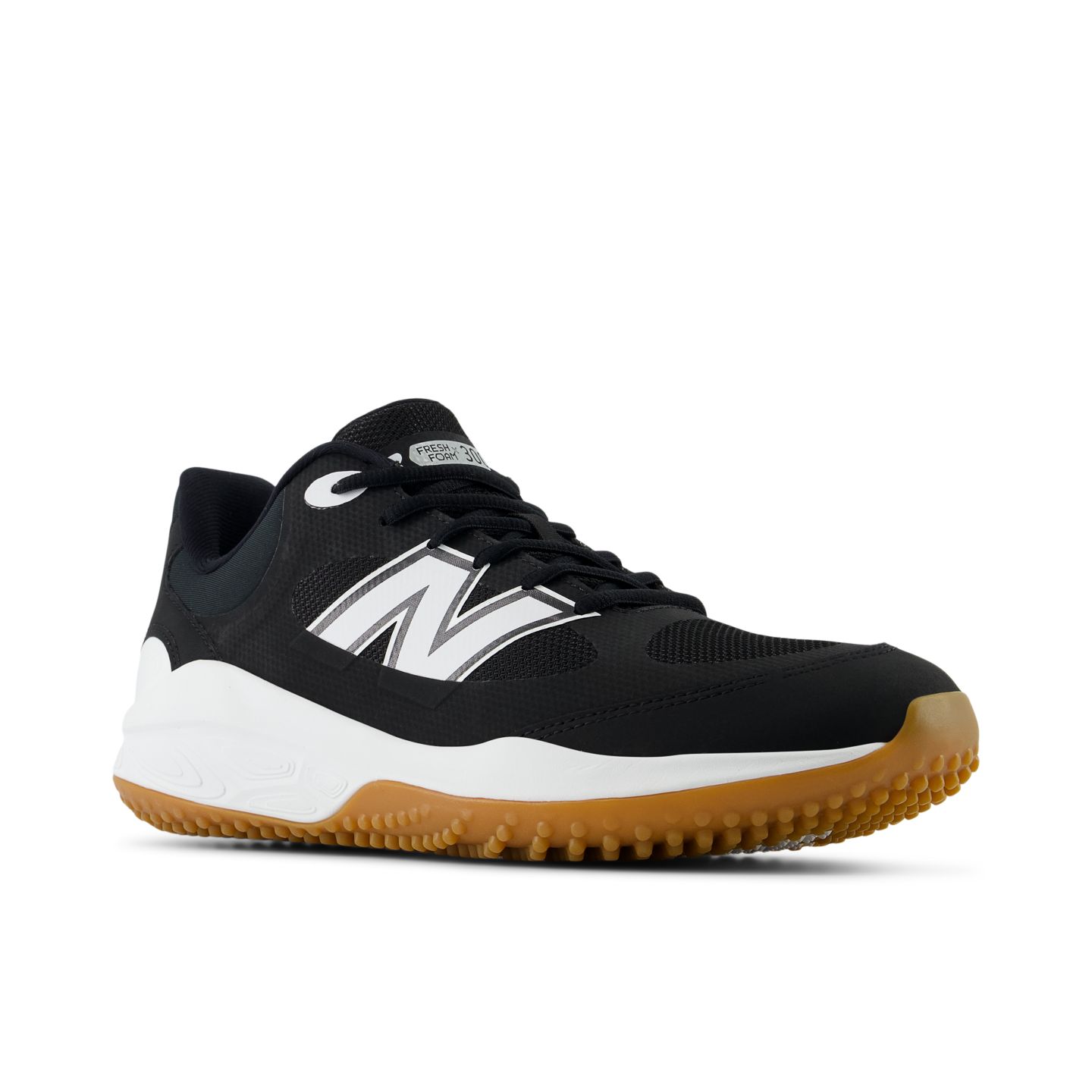 Мужские кроссовки New Balance Fresh Foam 3000v7 Turf-Trainer, цвет: Чёрный / Белый — фото 3