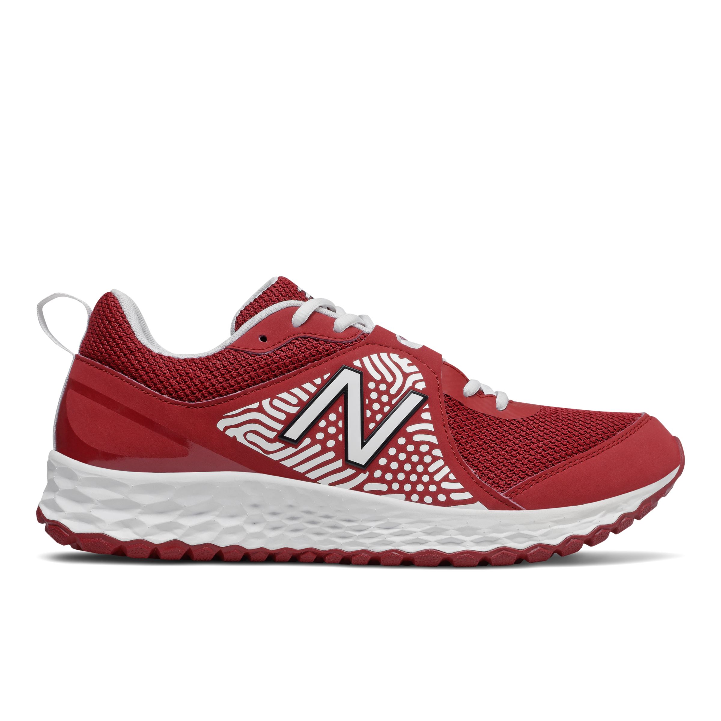 red new balance turf shoes