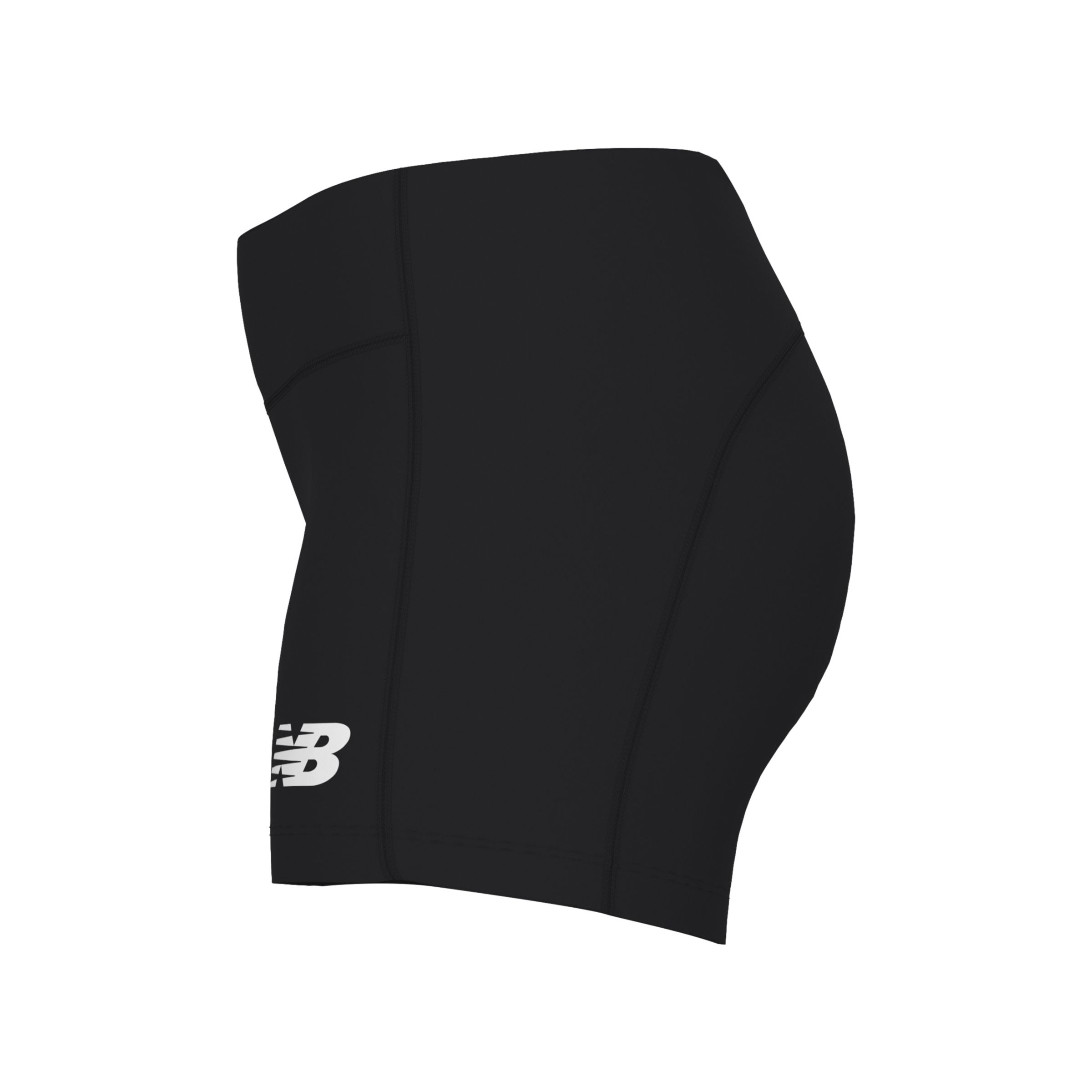 Product Style: Athletics 4 Inch Spandex Short - TFWS654-TBK-XS