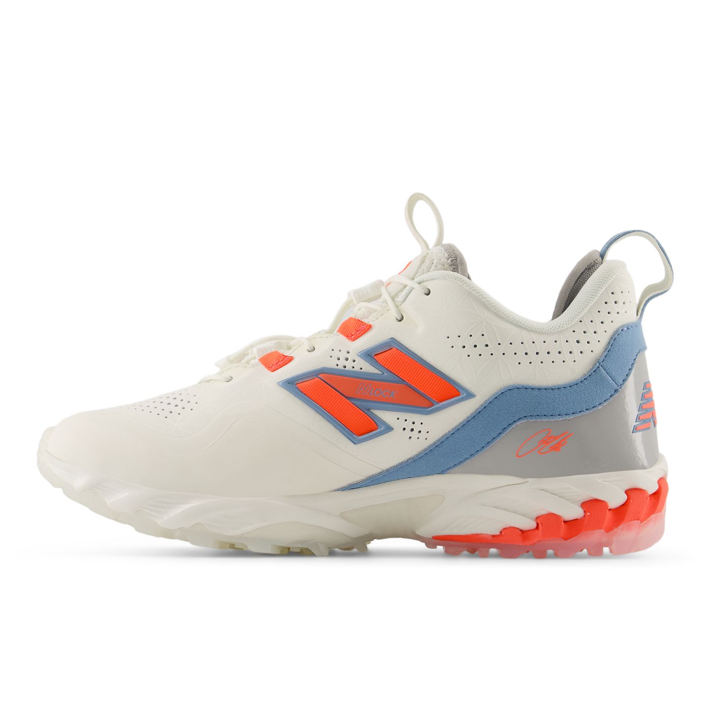Мужские кроссовки New Balance FuelCell Lindor 3 Off-Field, цвет: Синий / Белый — фото 3