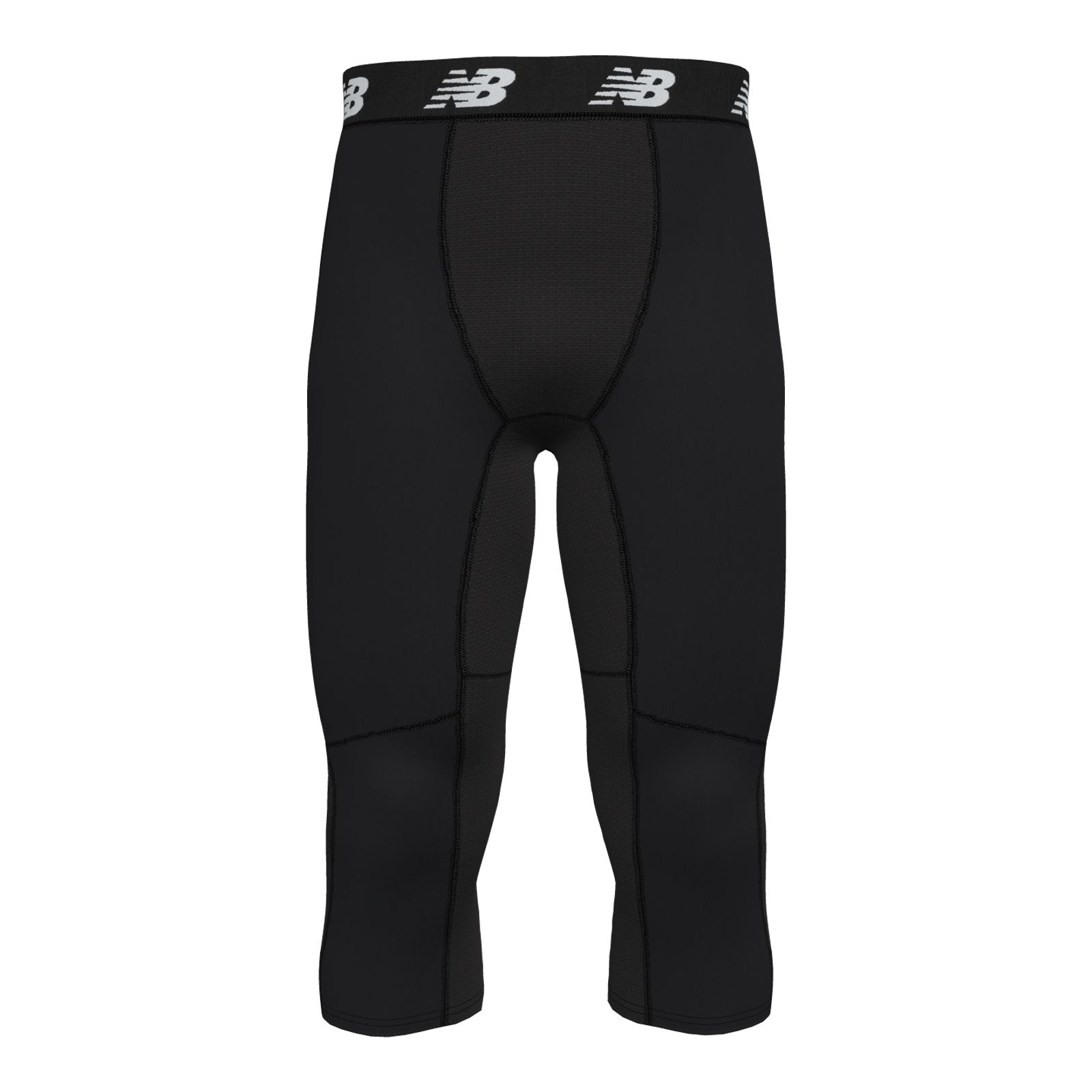 

New Balance Men's Baselayer 3/4 Tight Black - Black