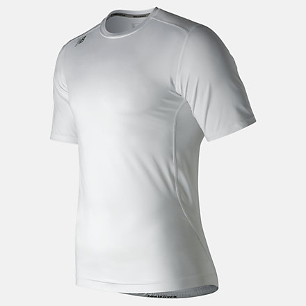 New Balance NB Short Sleeve Compression Top, TMMT707WT image number null